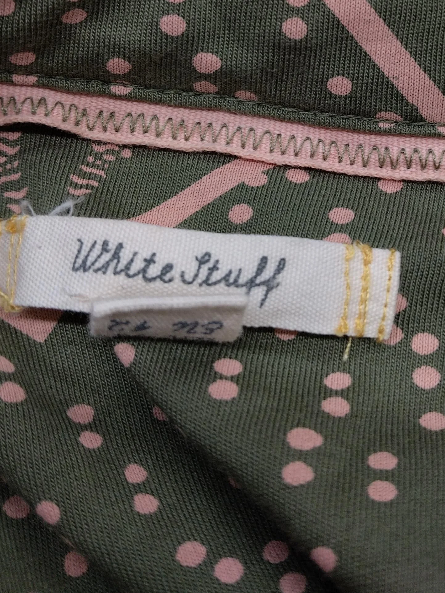 White Stuff Shirt Midi Dress UK14 in Green - Image 5