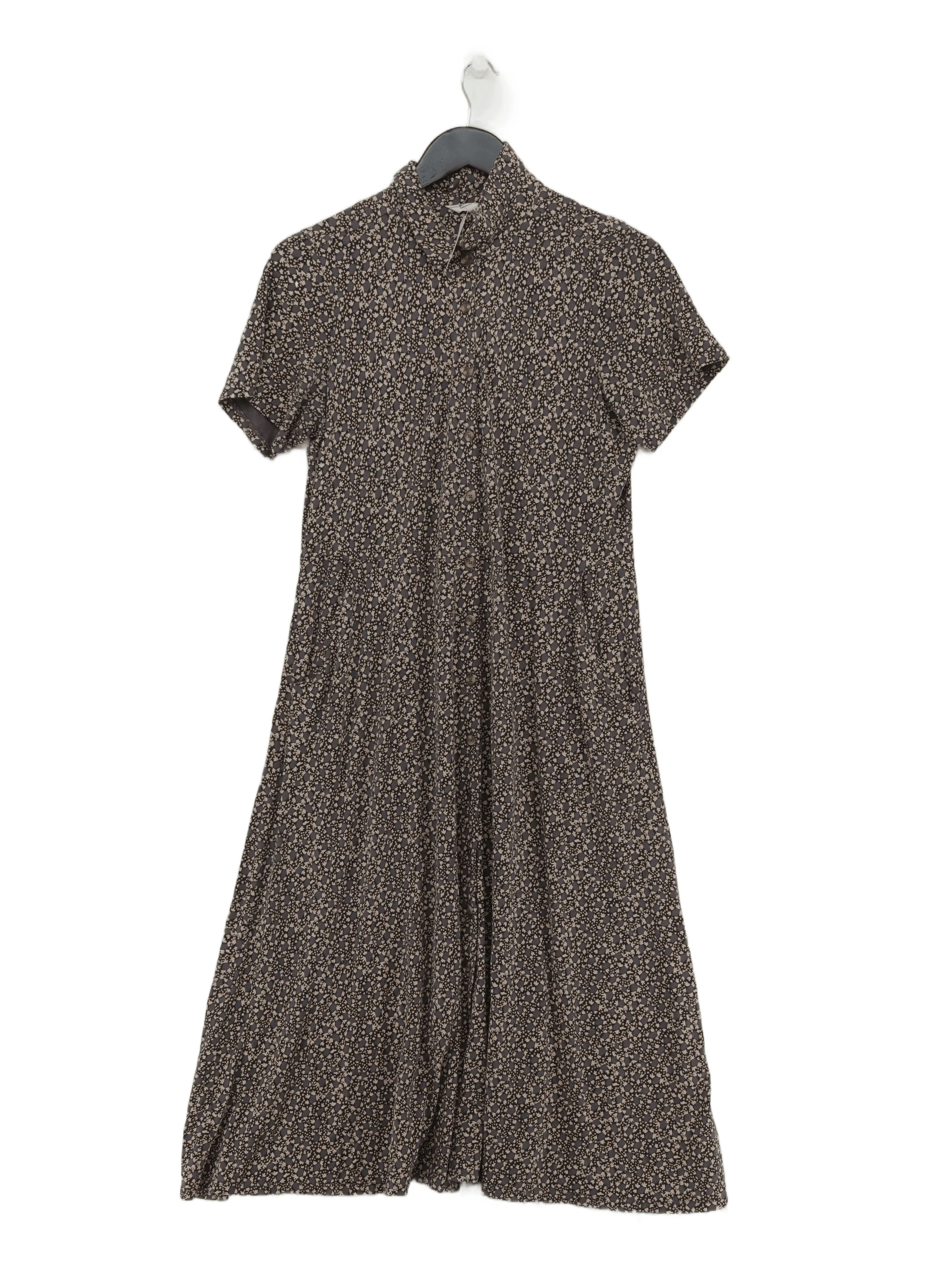 White Stuff Shirt Midi Dress UK14 in Grey