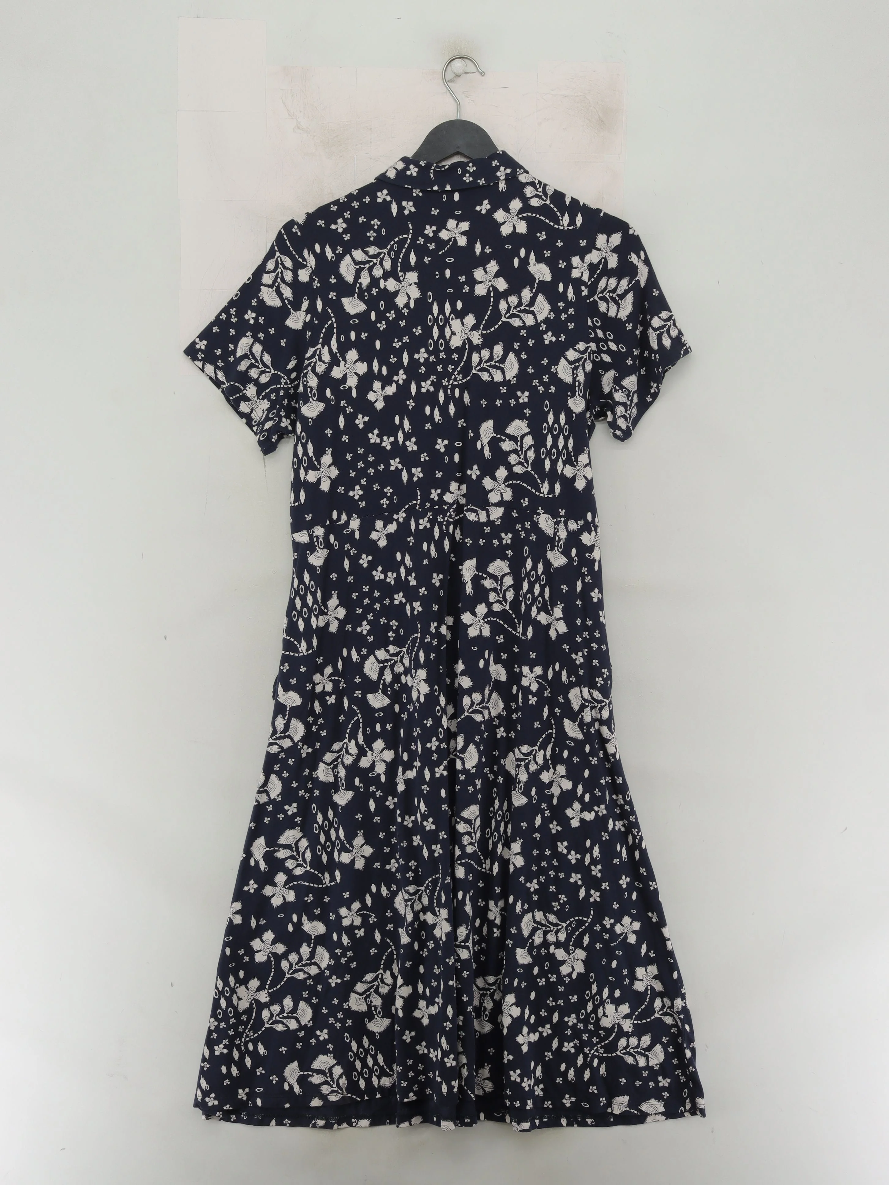 White Stuff Shirt Midi Dress UK16 in Blue - Image 2