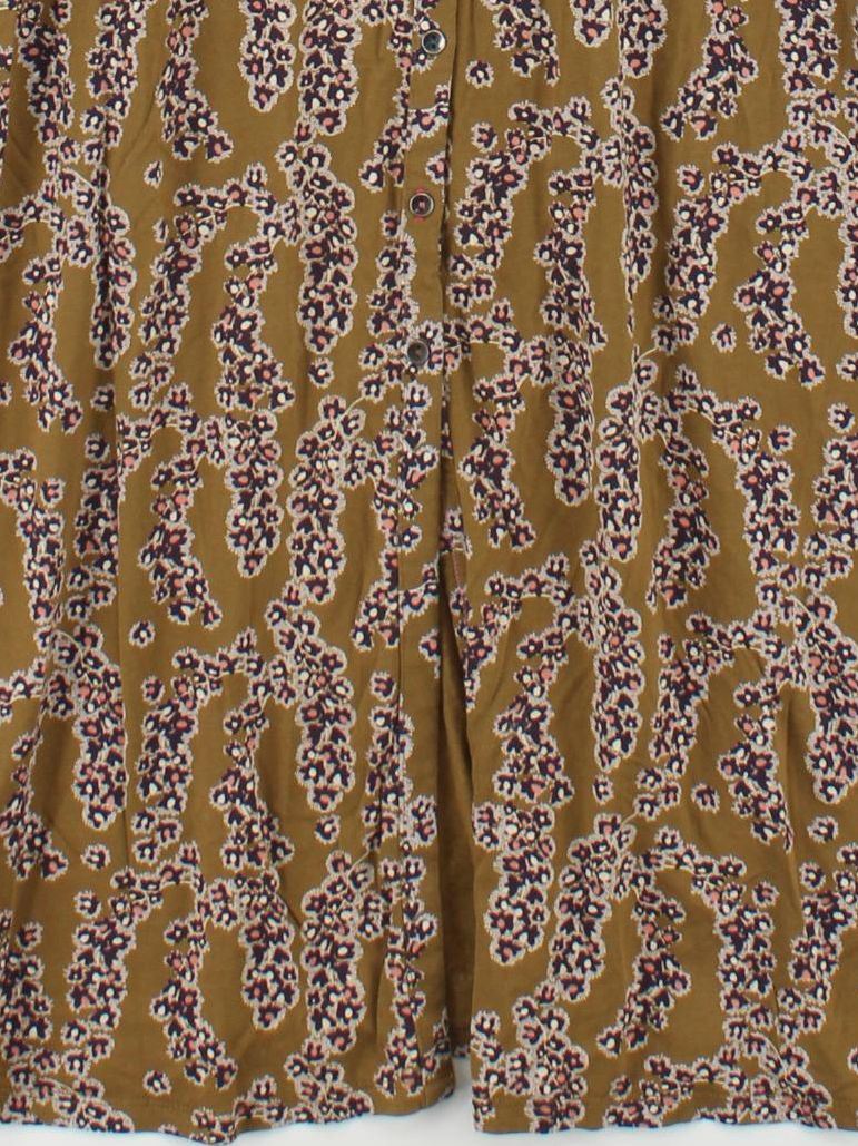 White Stuff Shirt Midi Dress UK16 in Brown - Image 4