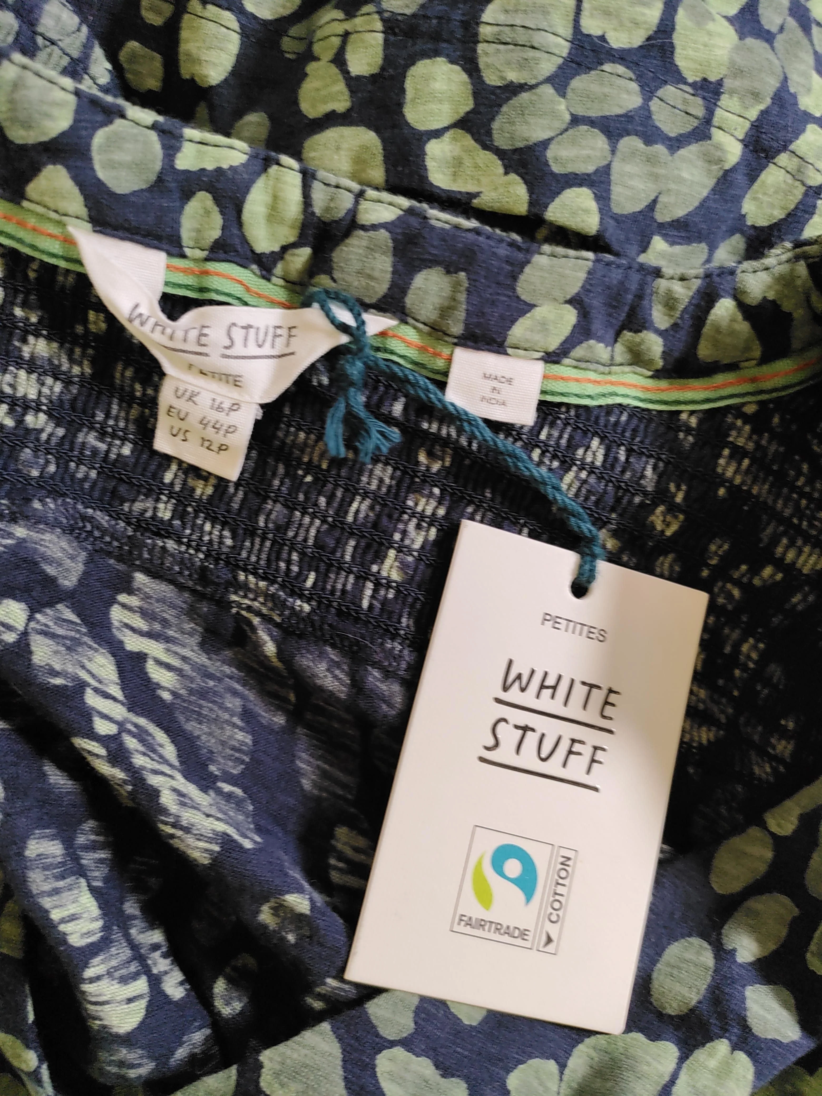 White Stuff Shirt Midi Dress UK16 in Multi - Image 5