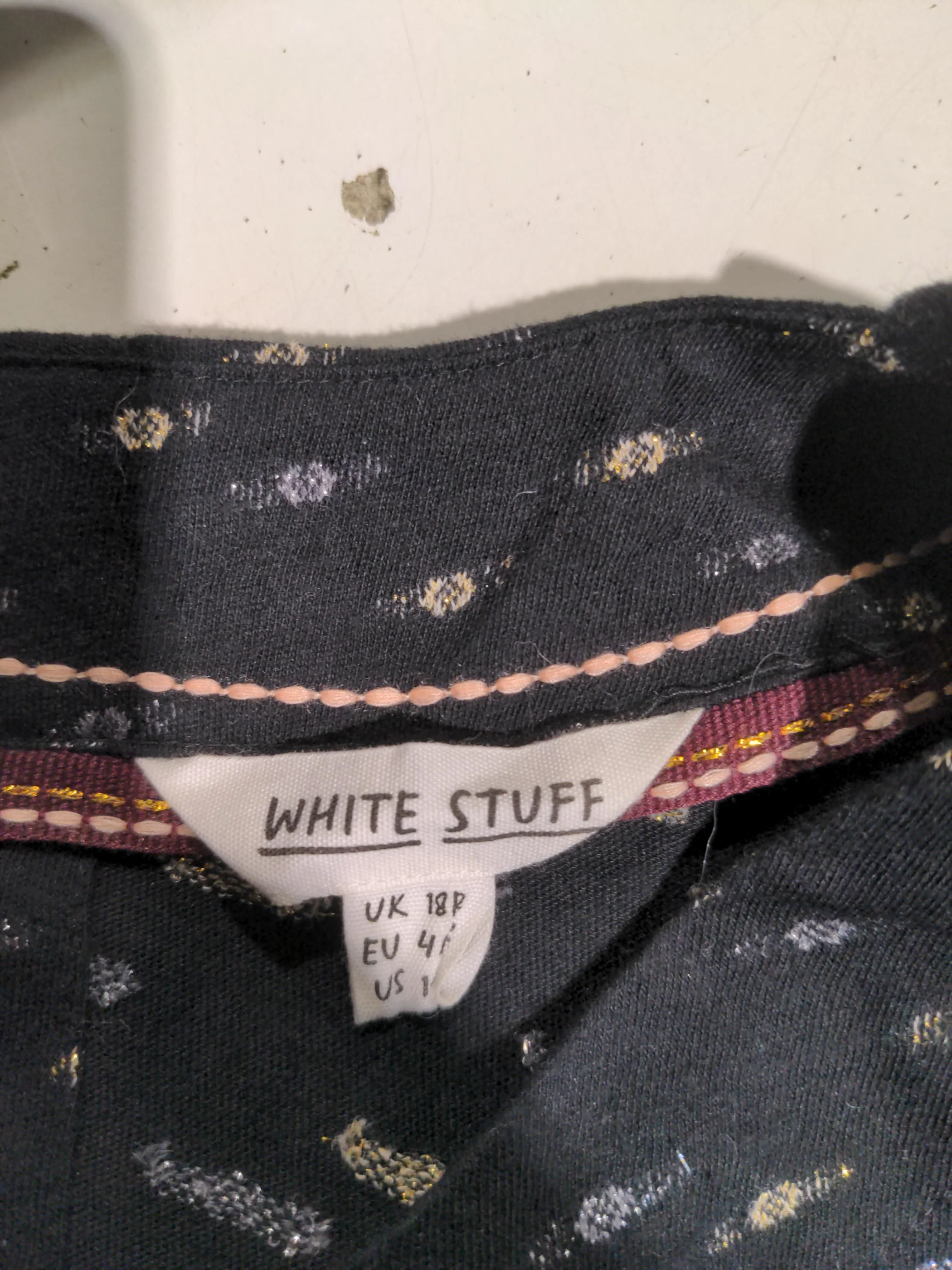 White Stuff Shirt Midi Dress UK18 in Black - Image 5