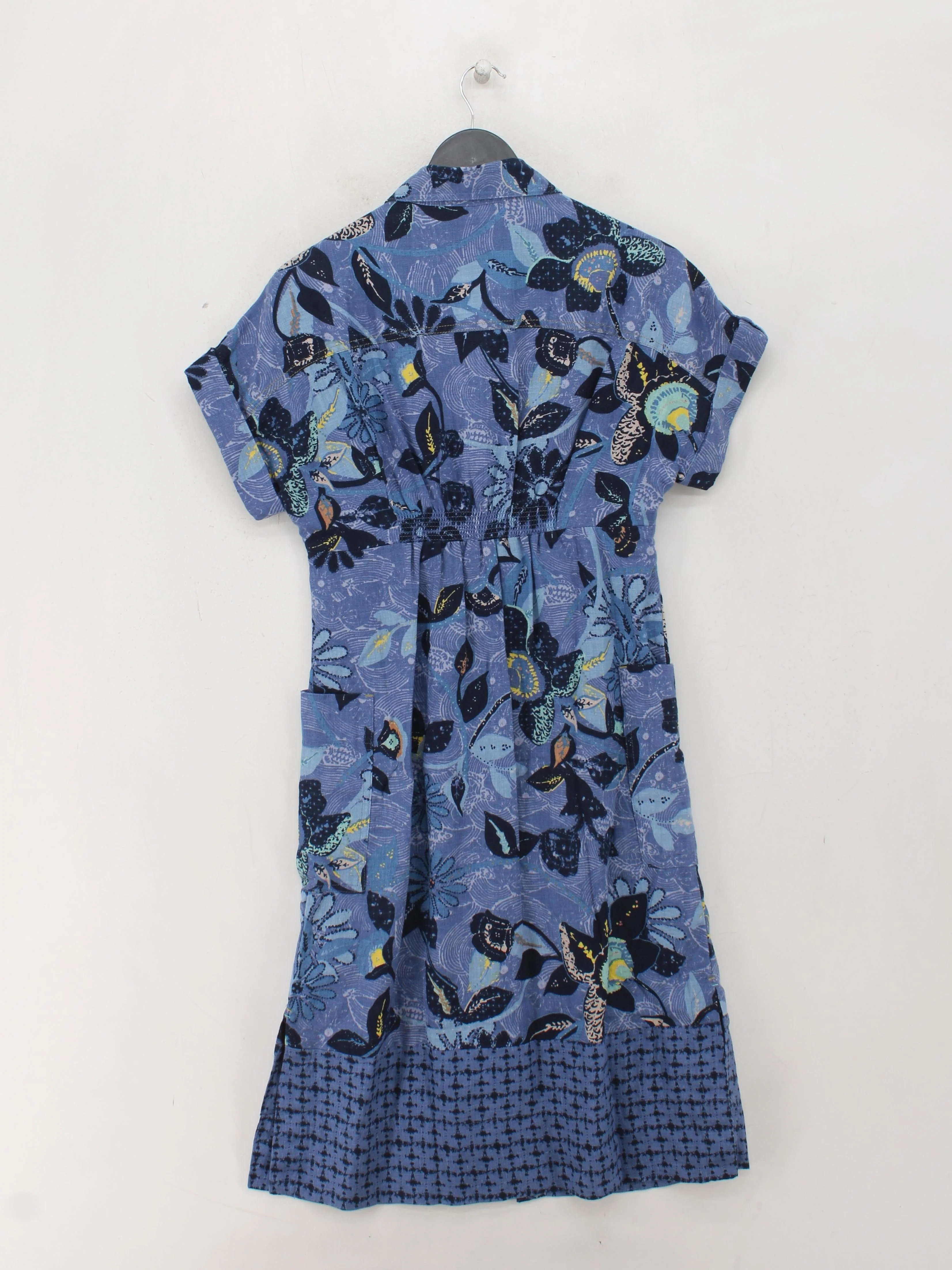 White Stuff Shirt Midi Dress UK6 in Blue - Image 2