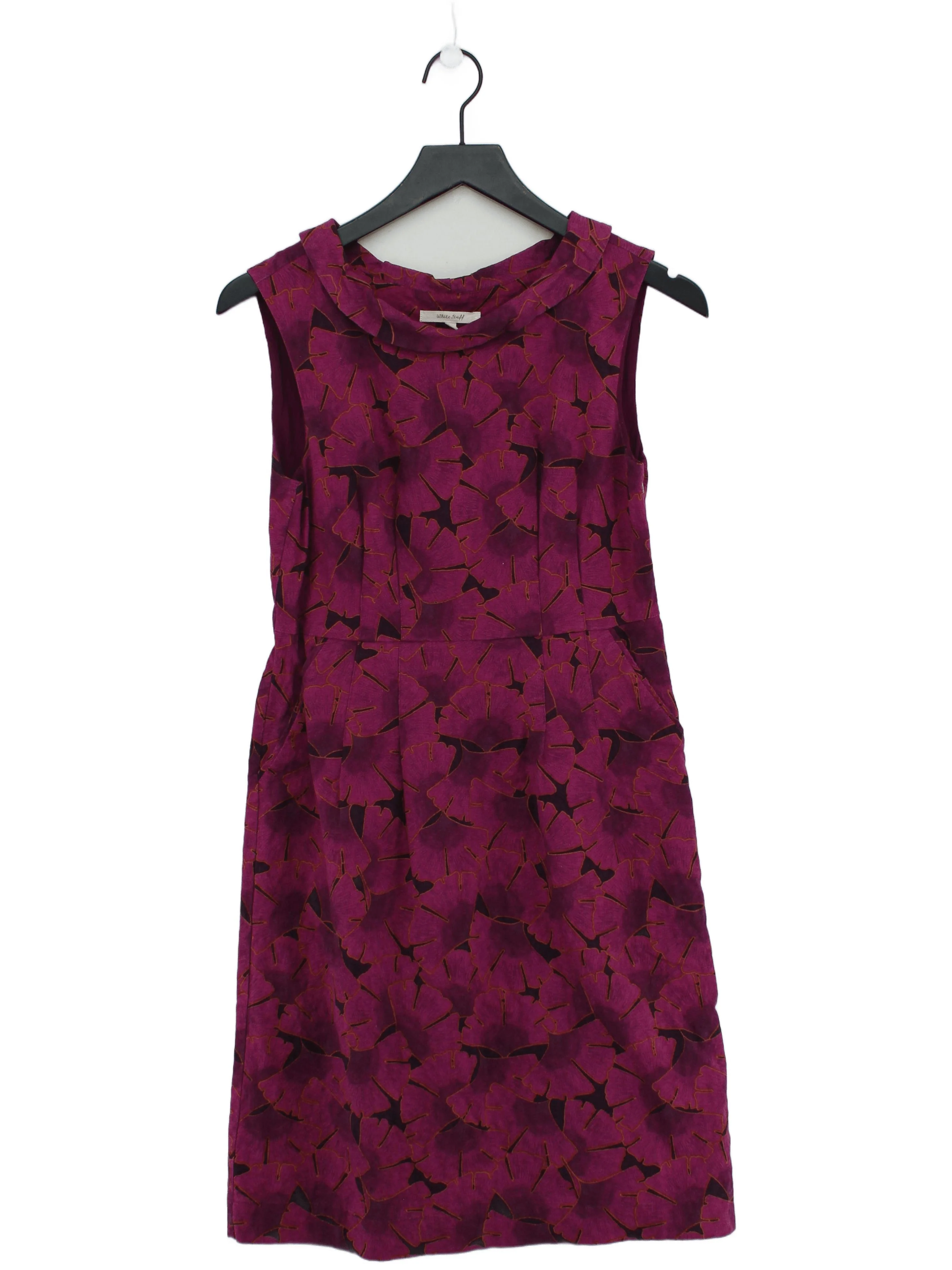 White Stuff Shirt Mini Dress UK10 in Purple
