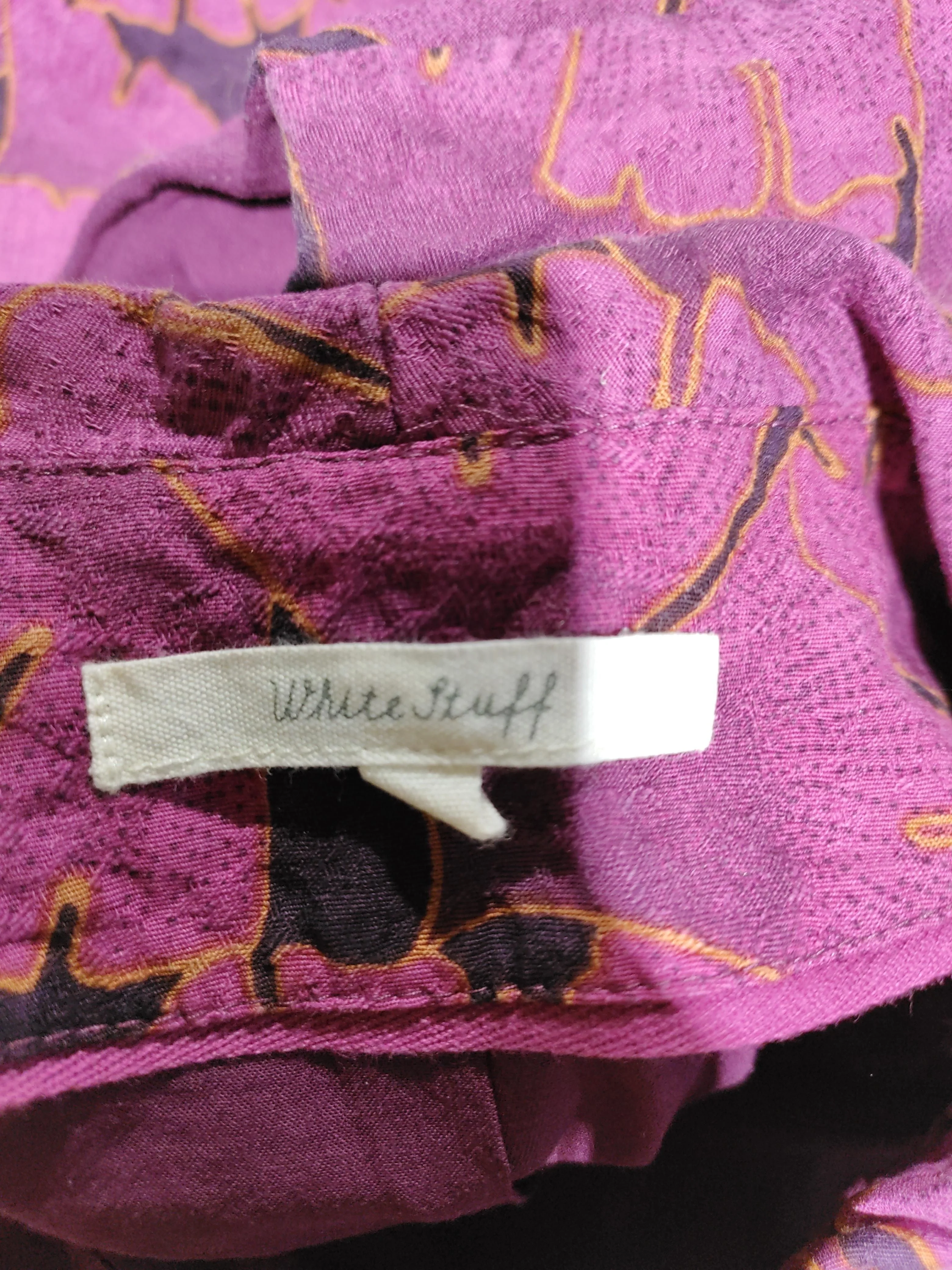 White Stuff Shirt Mini Dress UK10 in Purple - Image 5