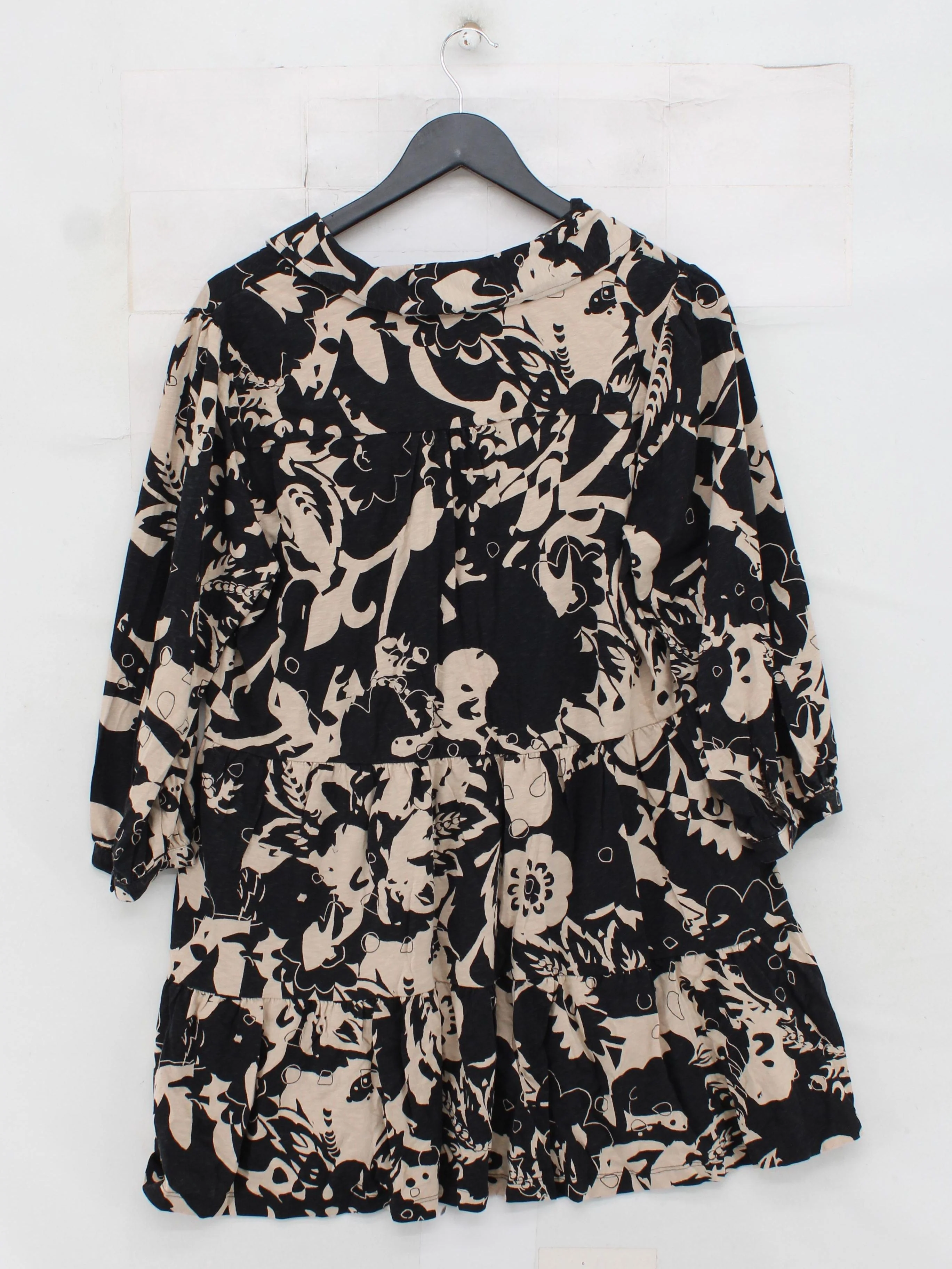 White Stuff Shirt Mini Dress UK14 in Black - Image 2
