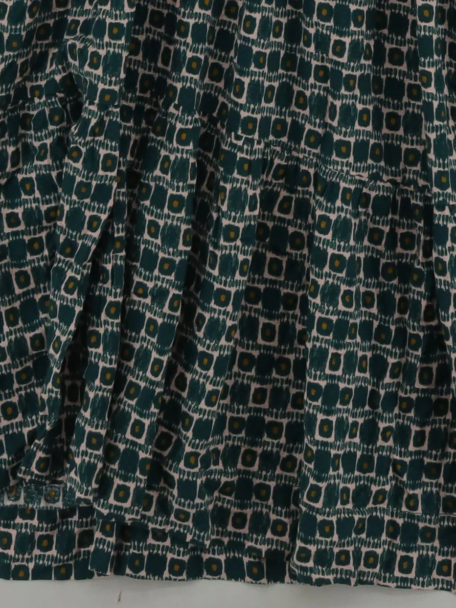 White Stuff Shirt Mini Dress UK18 in Green - Image 4