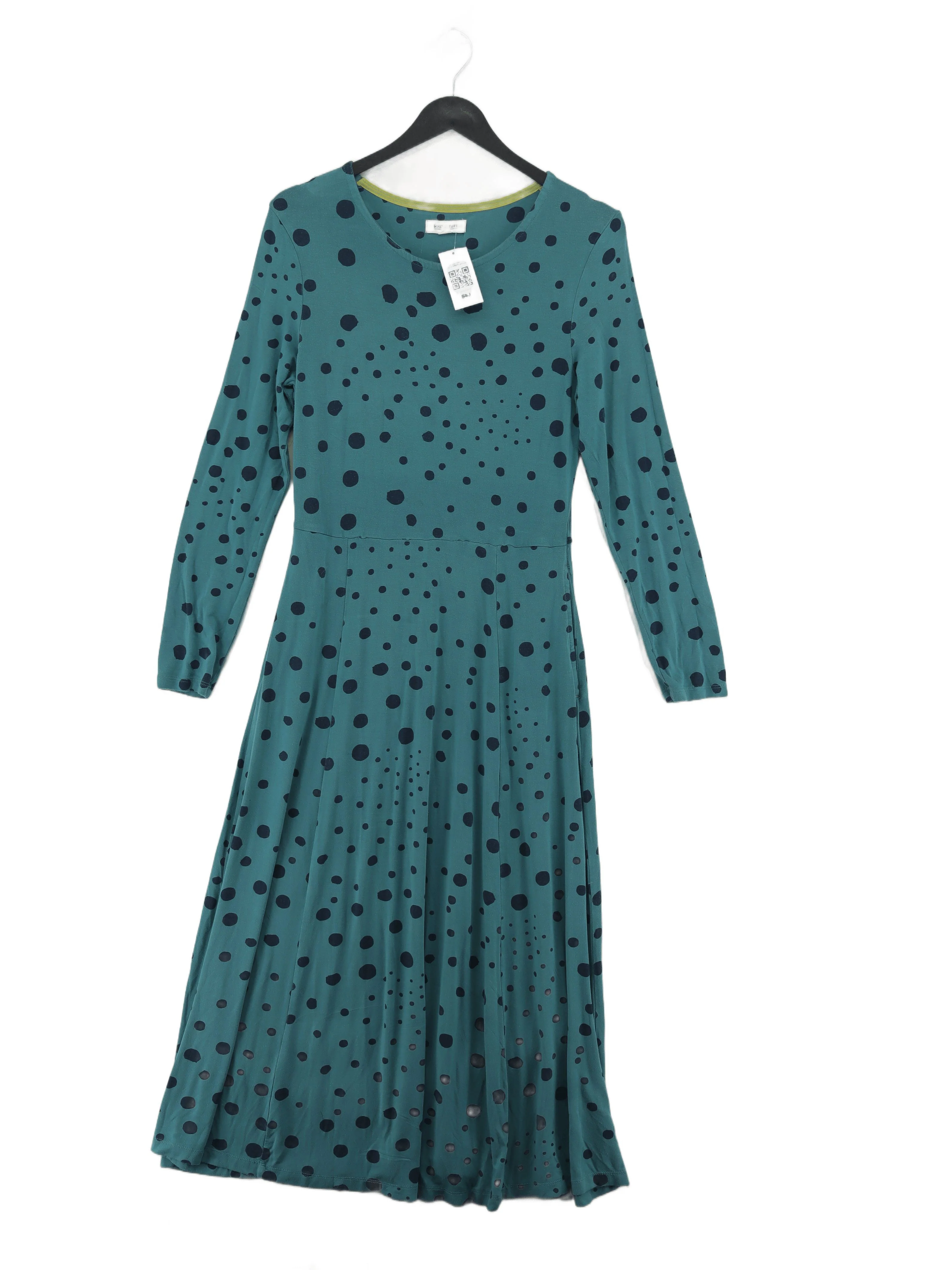 White Stuff Skater Midi Dress UK10 in Blue