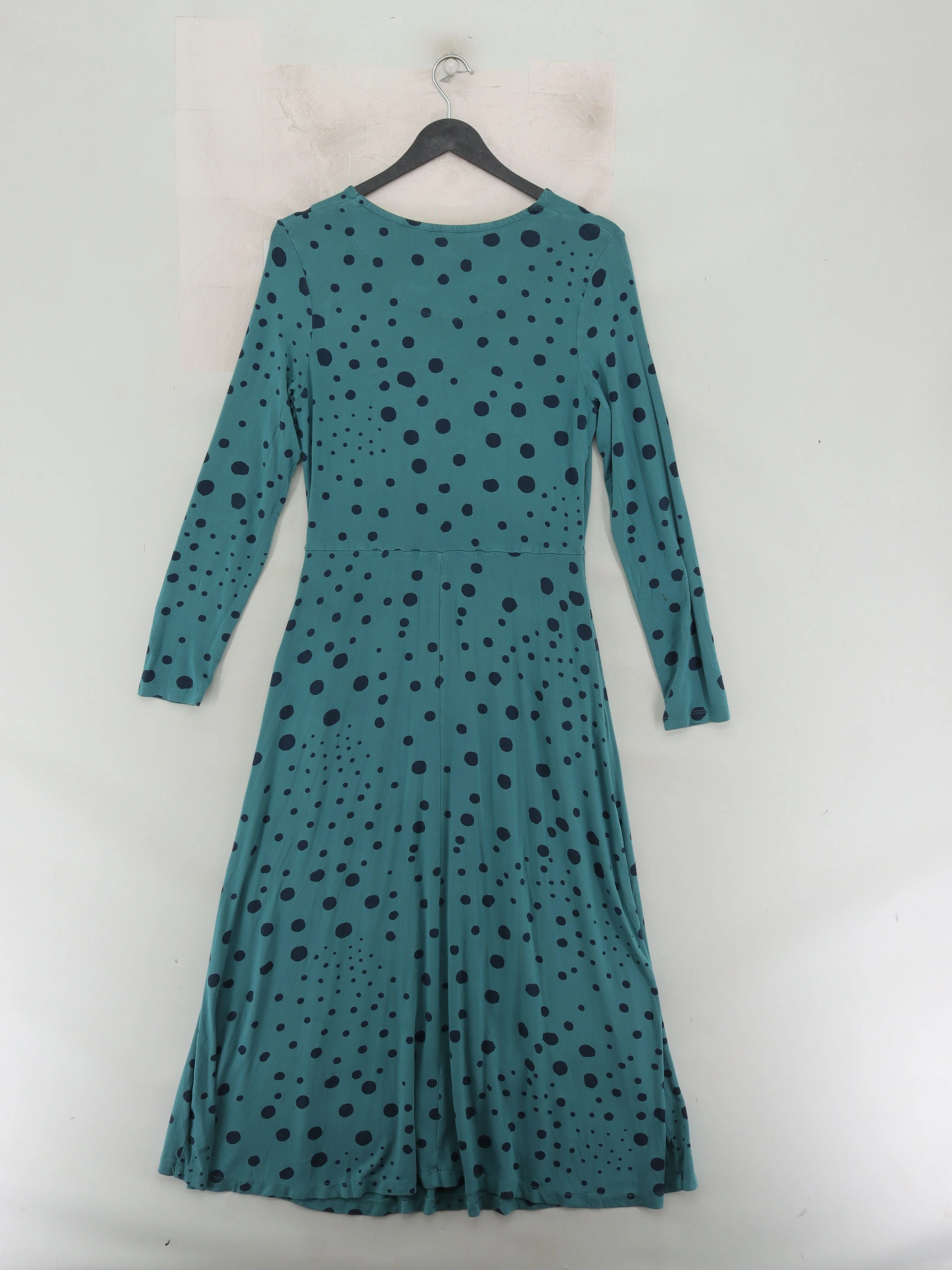 White Stuff Skater Midi Dress UK10 in Blue - Image 2