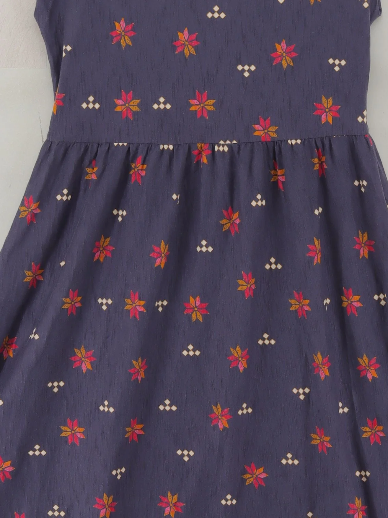 White Stuff Skater Midi Dress UK10 in Grey - Image 3