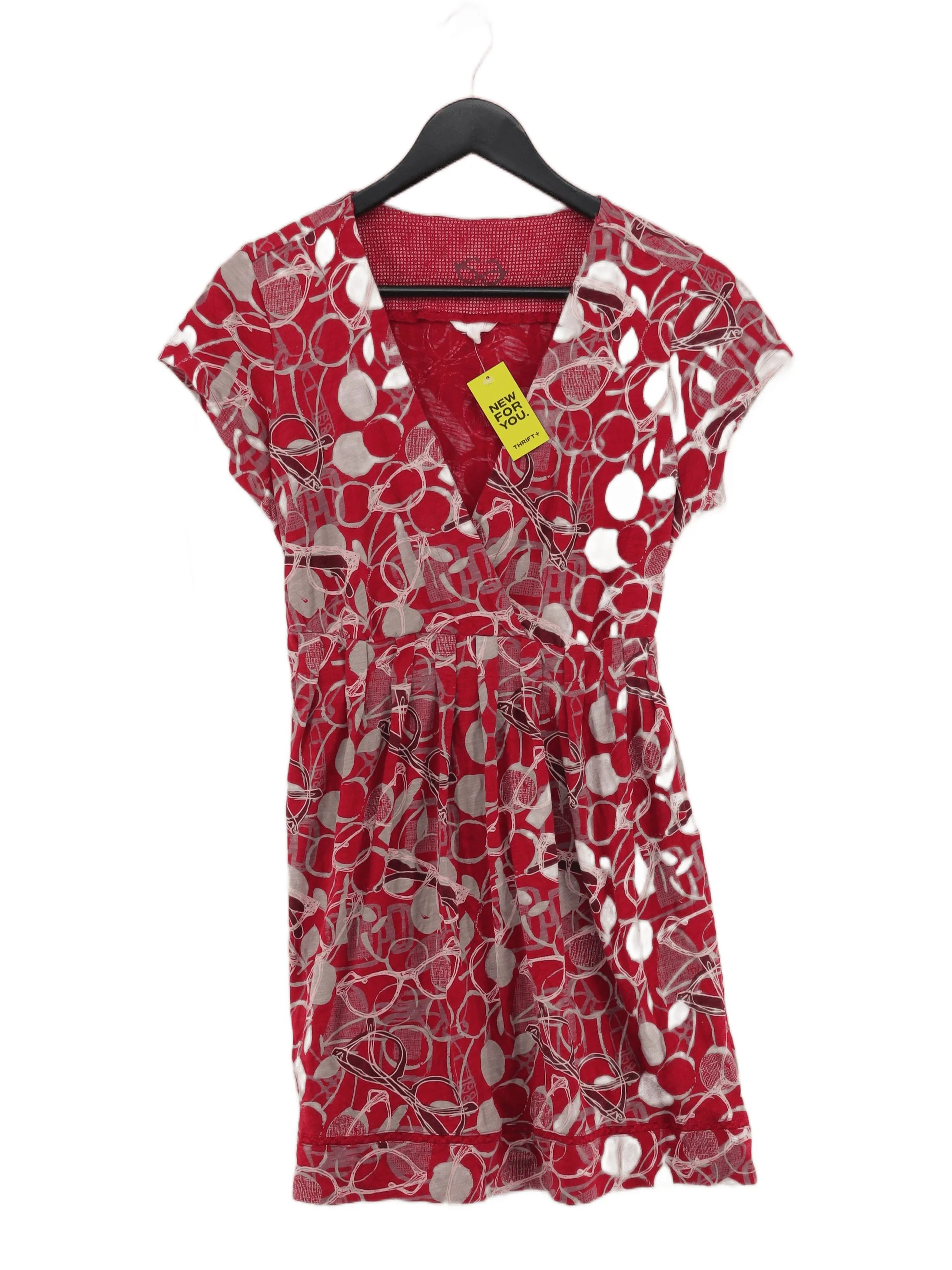 White Stuff Skater Mini Dress UK12 in Red