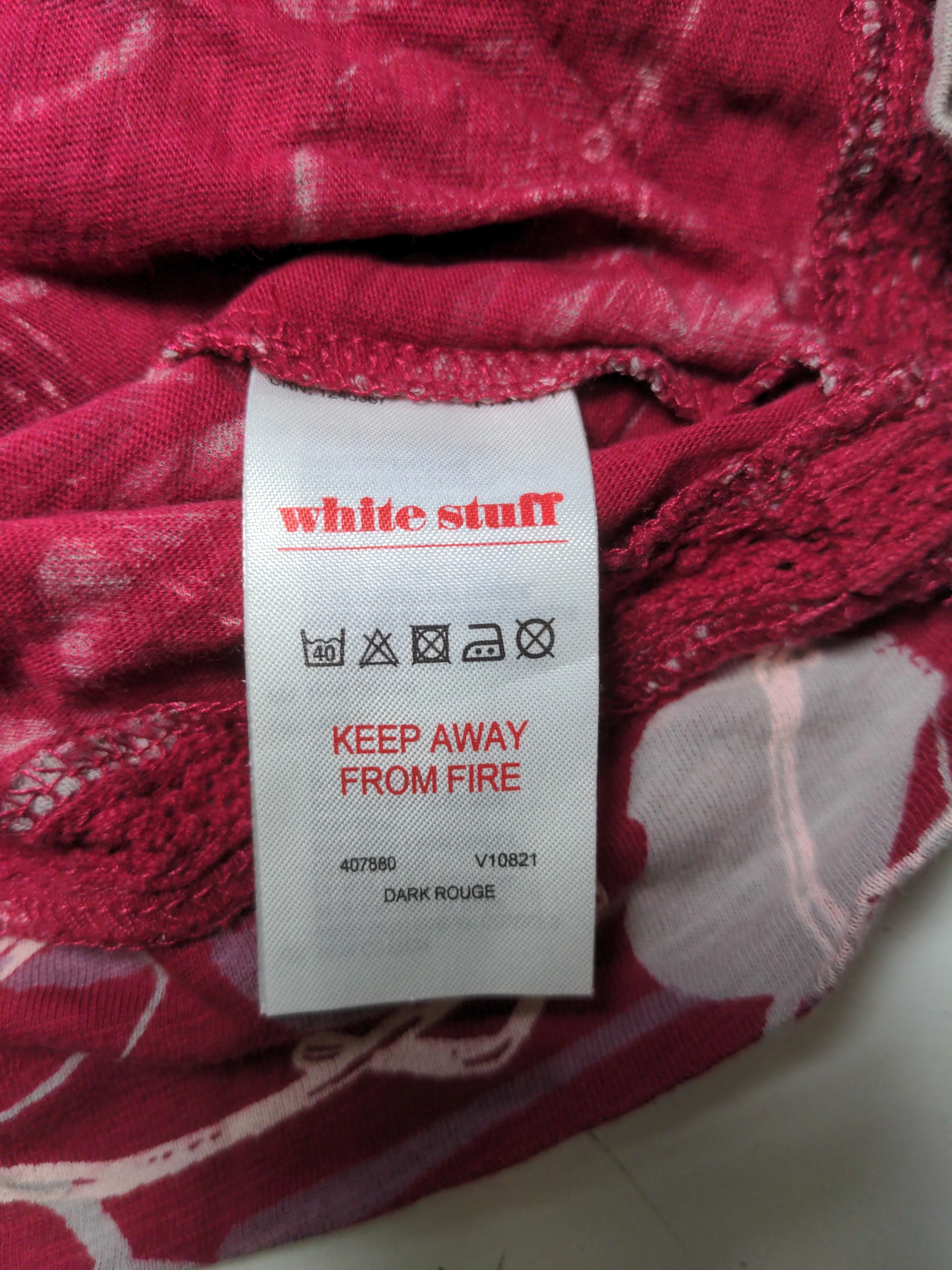White Stuff Skater Mini Dress UK12 in Red - Image 5