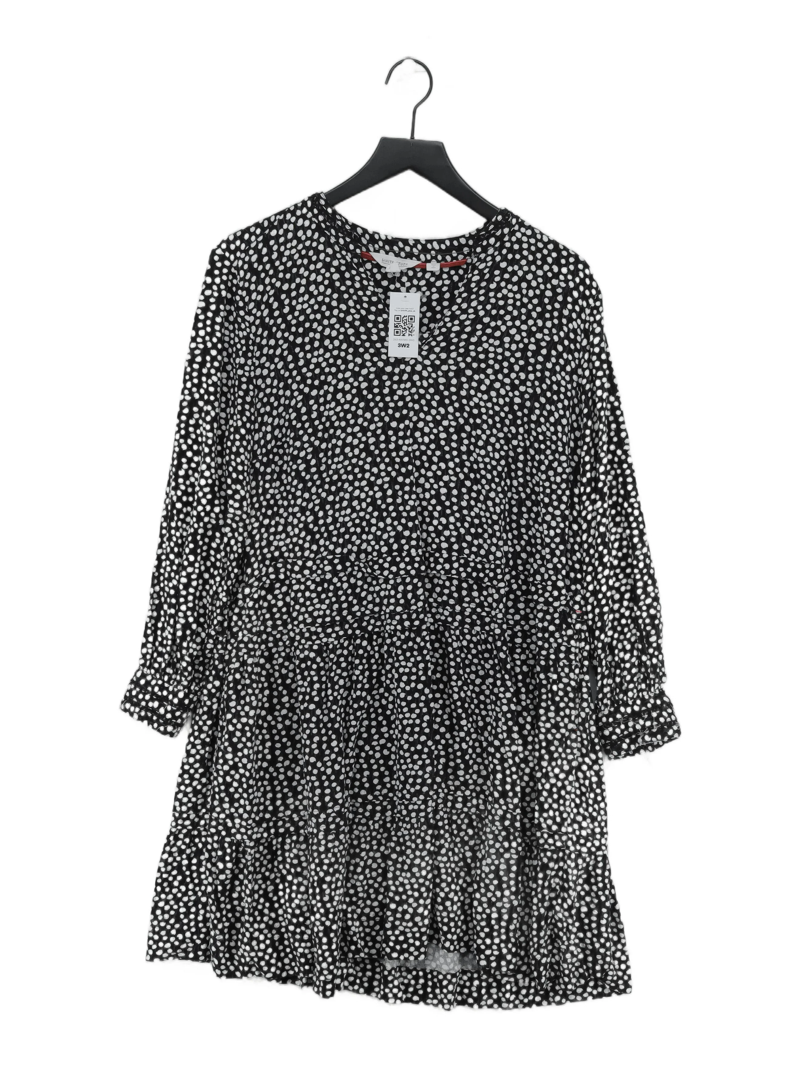 White Stuff Skater Mini Dress UK16 in Black