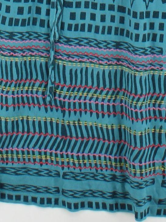 White Stuff T-Shirt Midi Dress M in Blue - Image 4