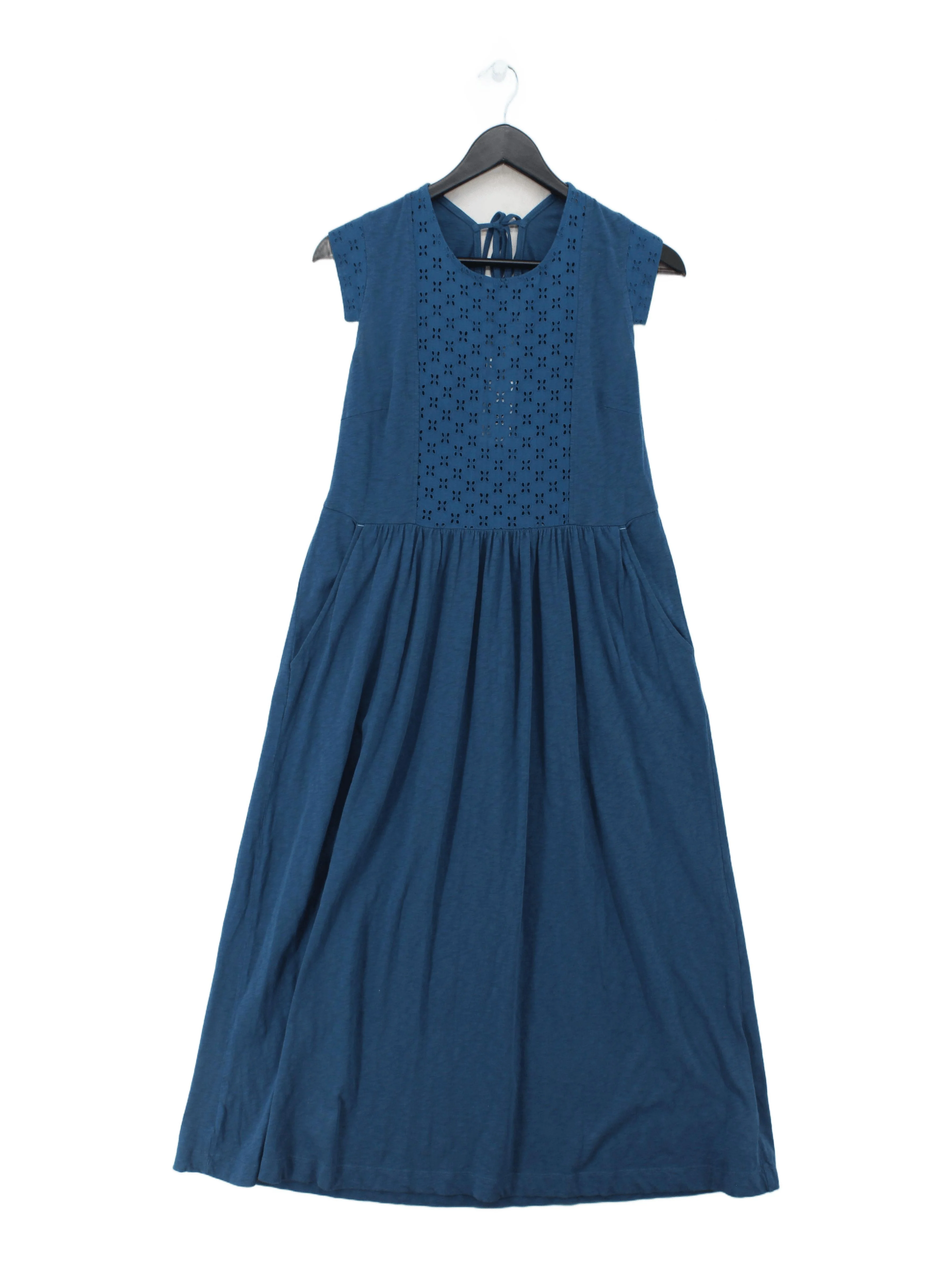 White Stuff T-Shirt Midi Dress UK10 in Blue