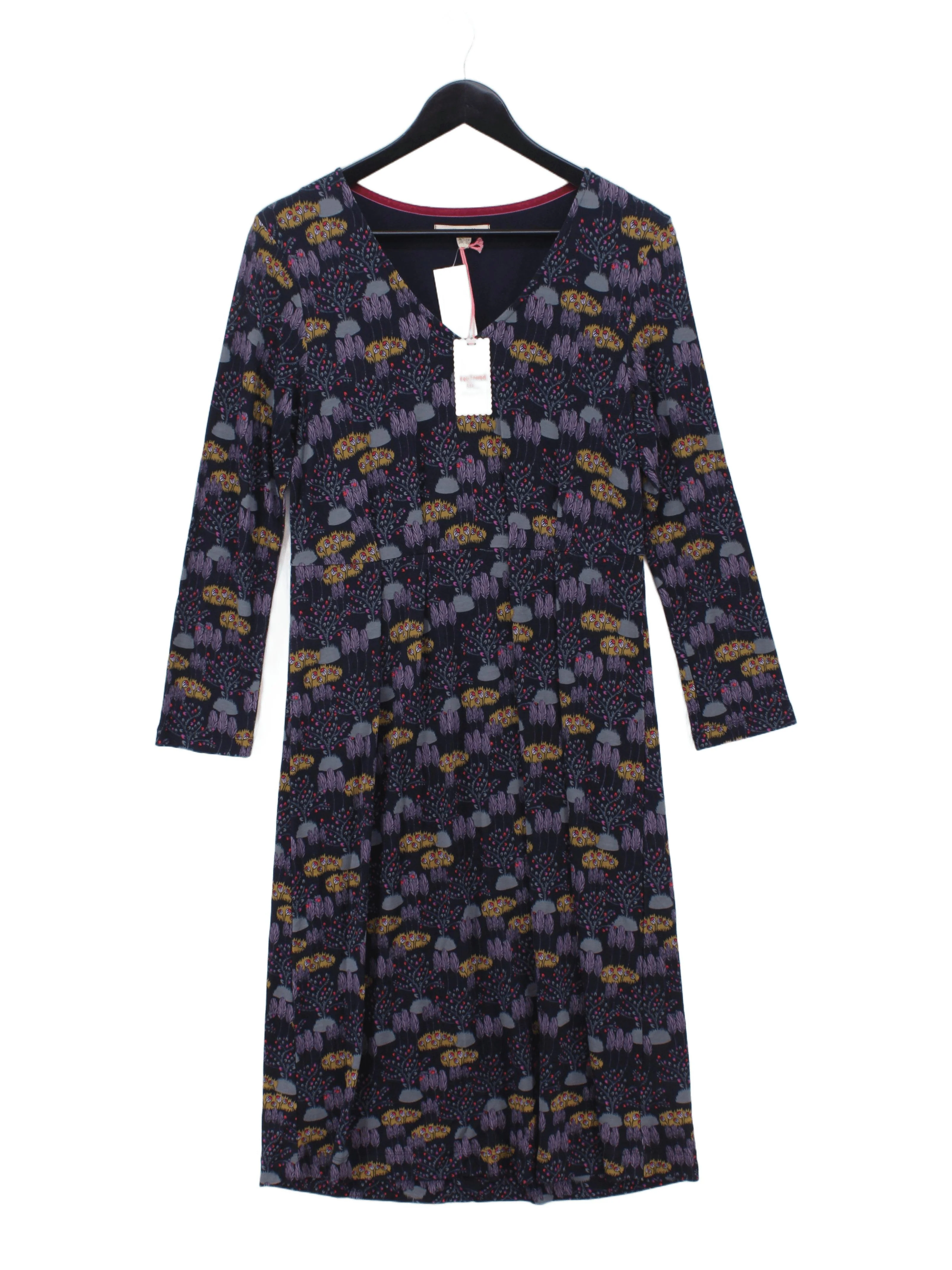 White Stuff T-Shirt Midi Dress UK10 in Blue