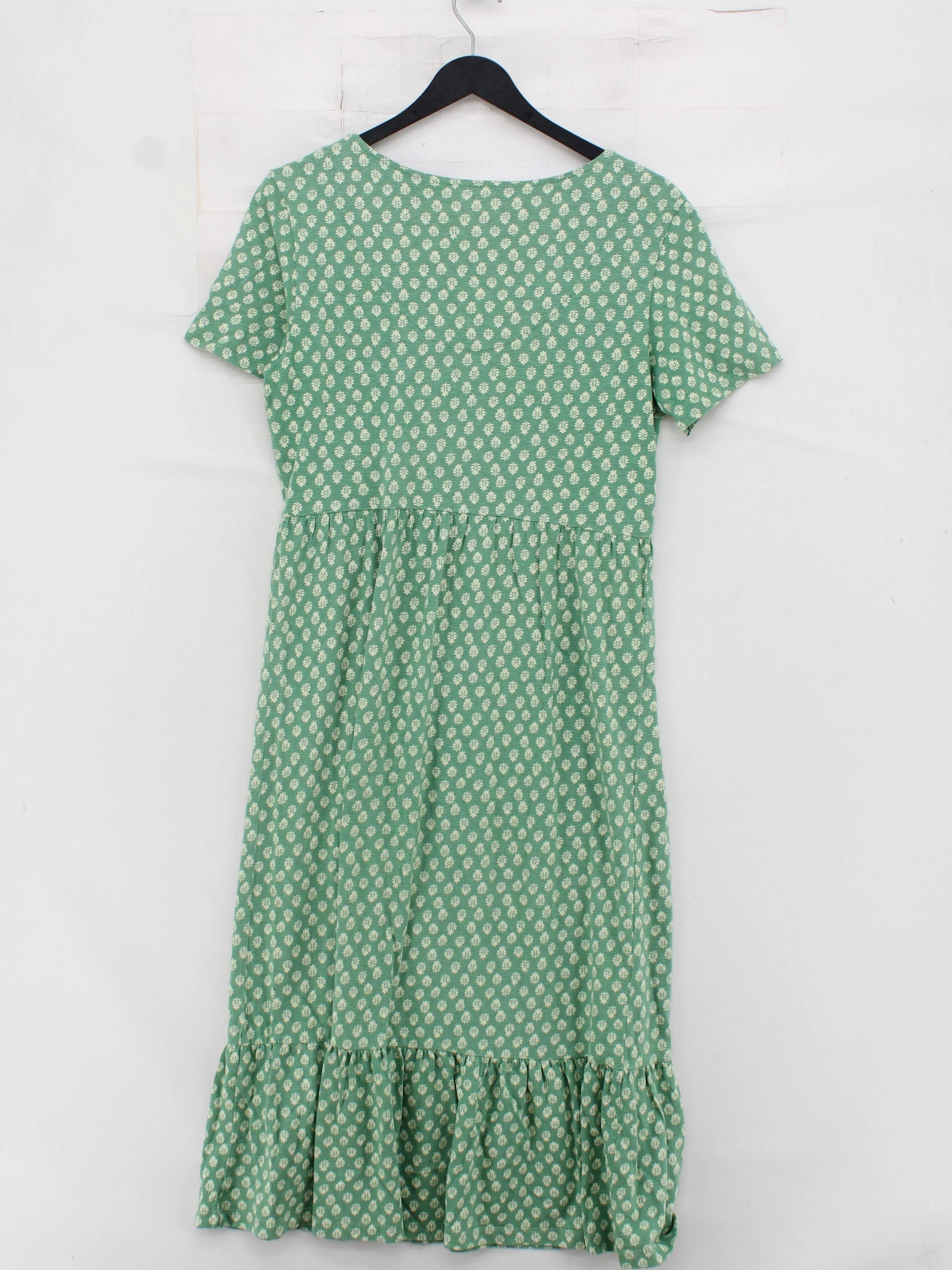 White Stuff T-Shirt Midi Dress UK10 in Green - Image 2