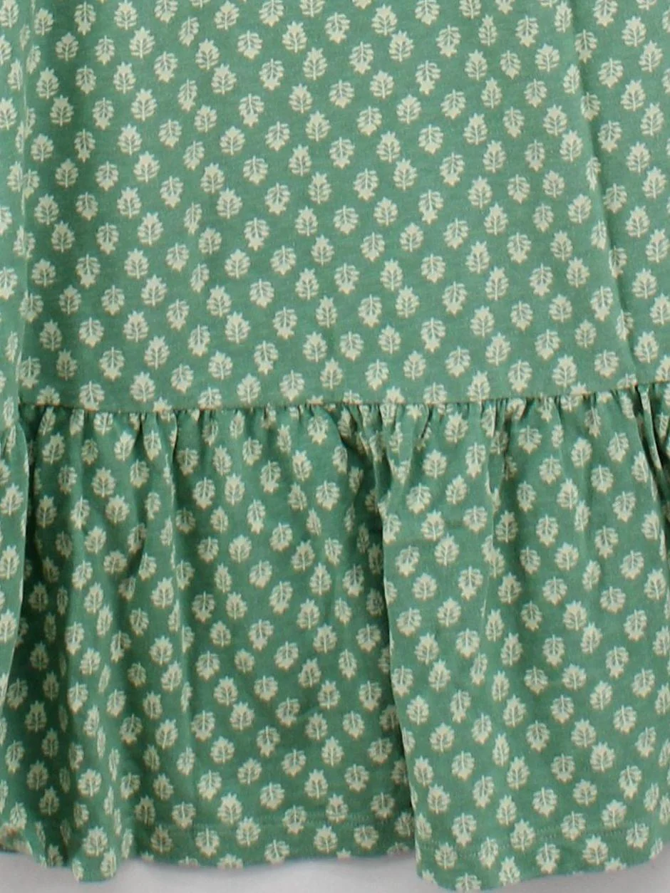 White Stuff T-Shirt Midi Dress UK10 in Green - Image 4