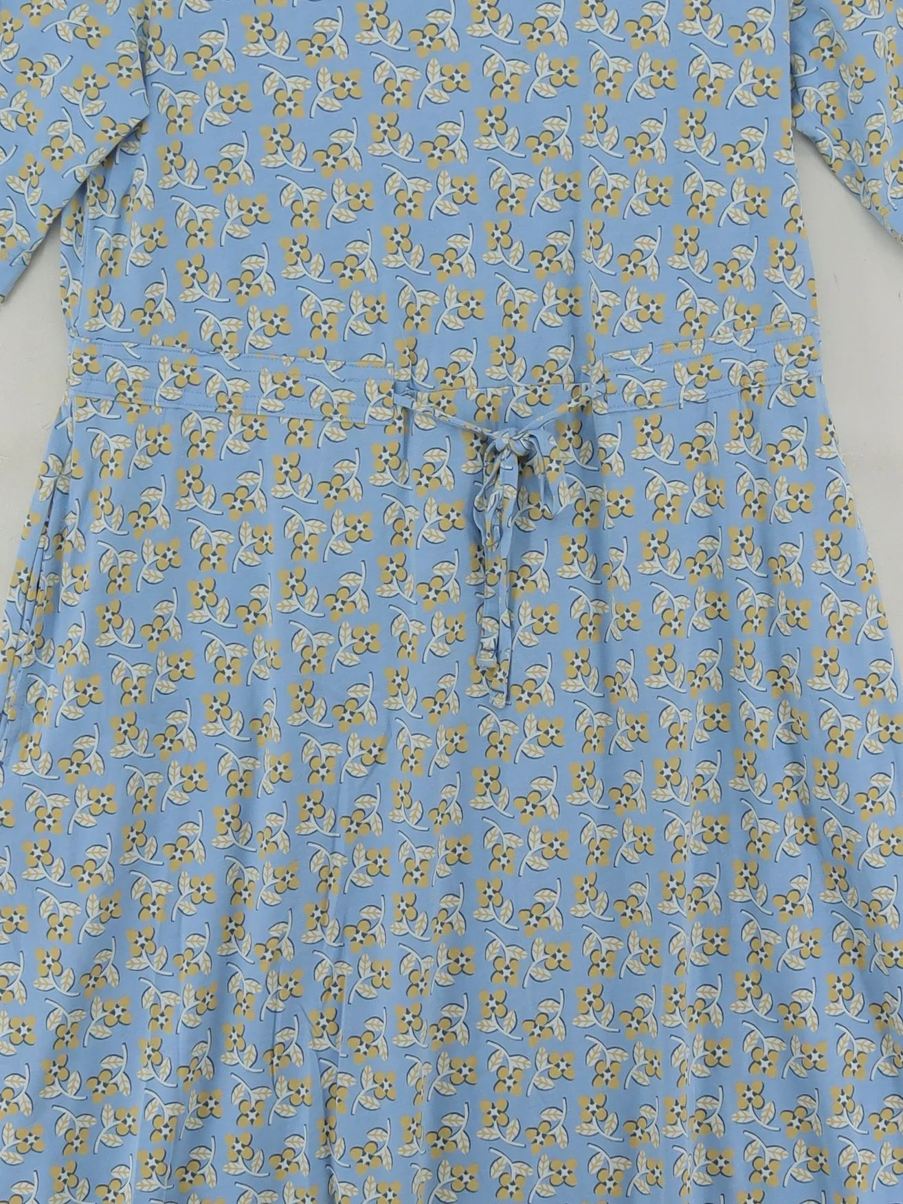White Stuff T-Shirt Midi Dress UK12 in Blue - Image 3