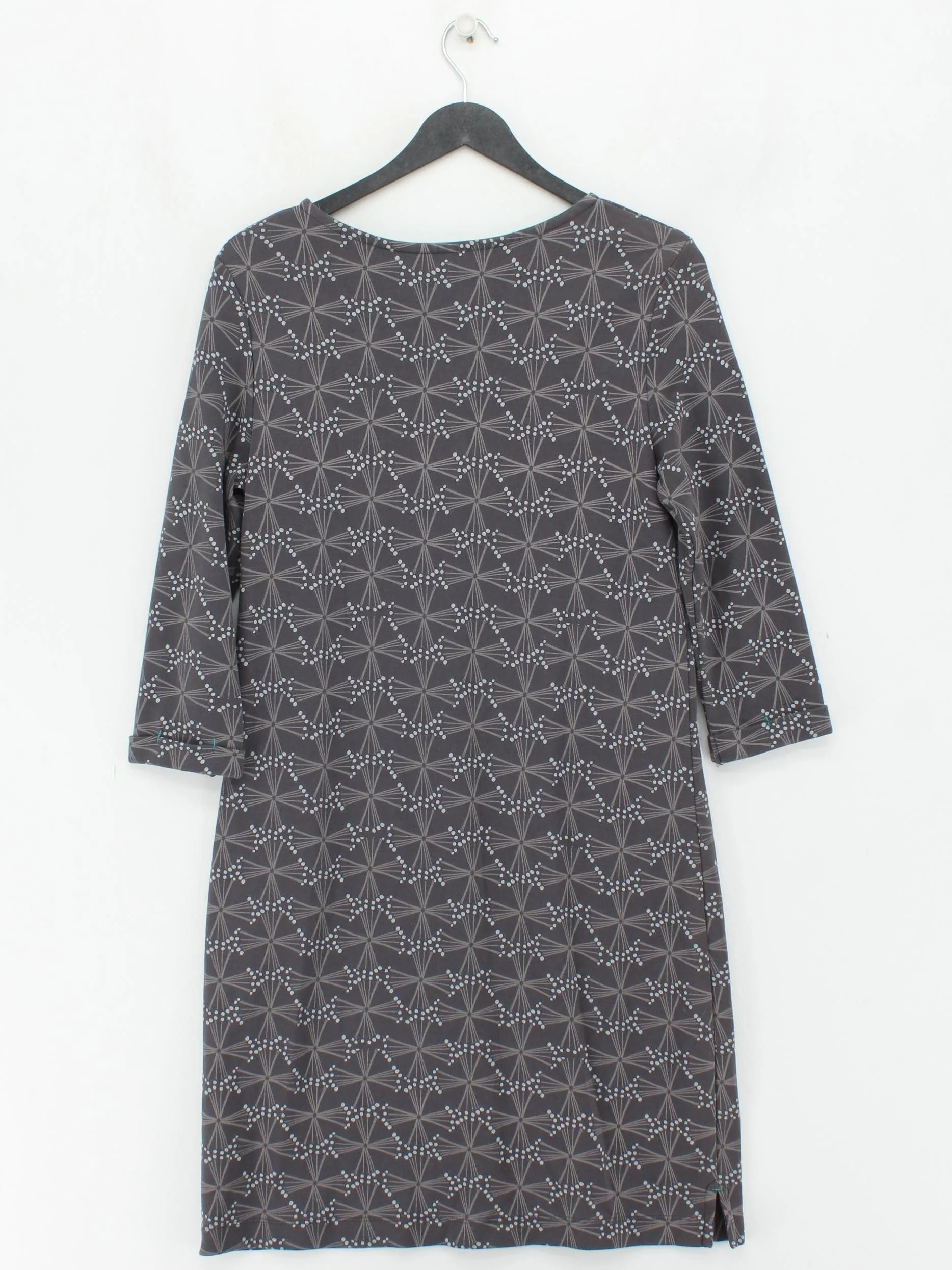 White Stuff T-Shirt Midi Dress UK12 in Grey - Image 2