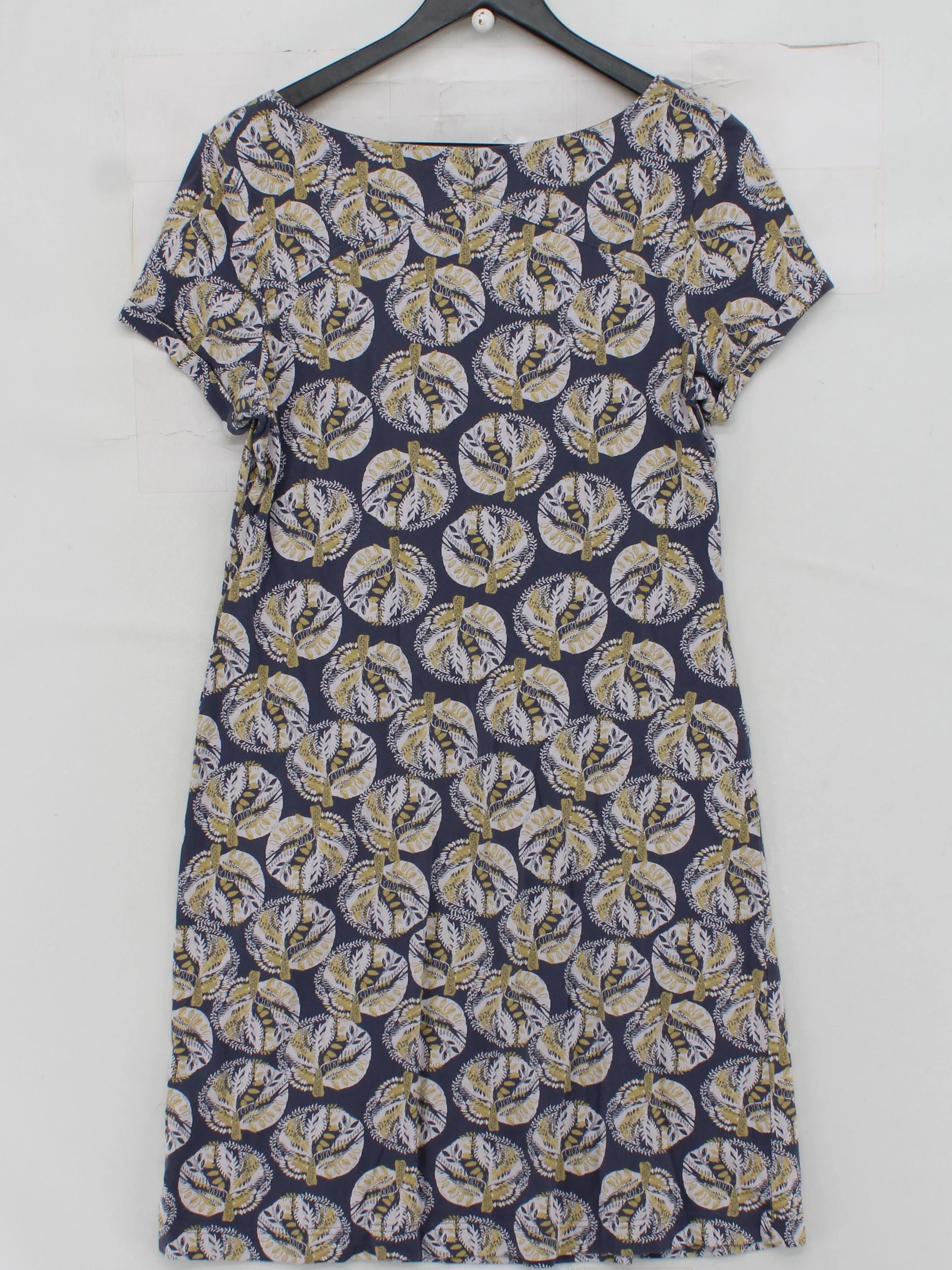White Stuff T-Shirt Midi Dress UK12 in Multi - Image 2