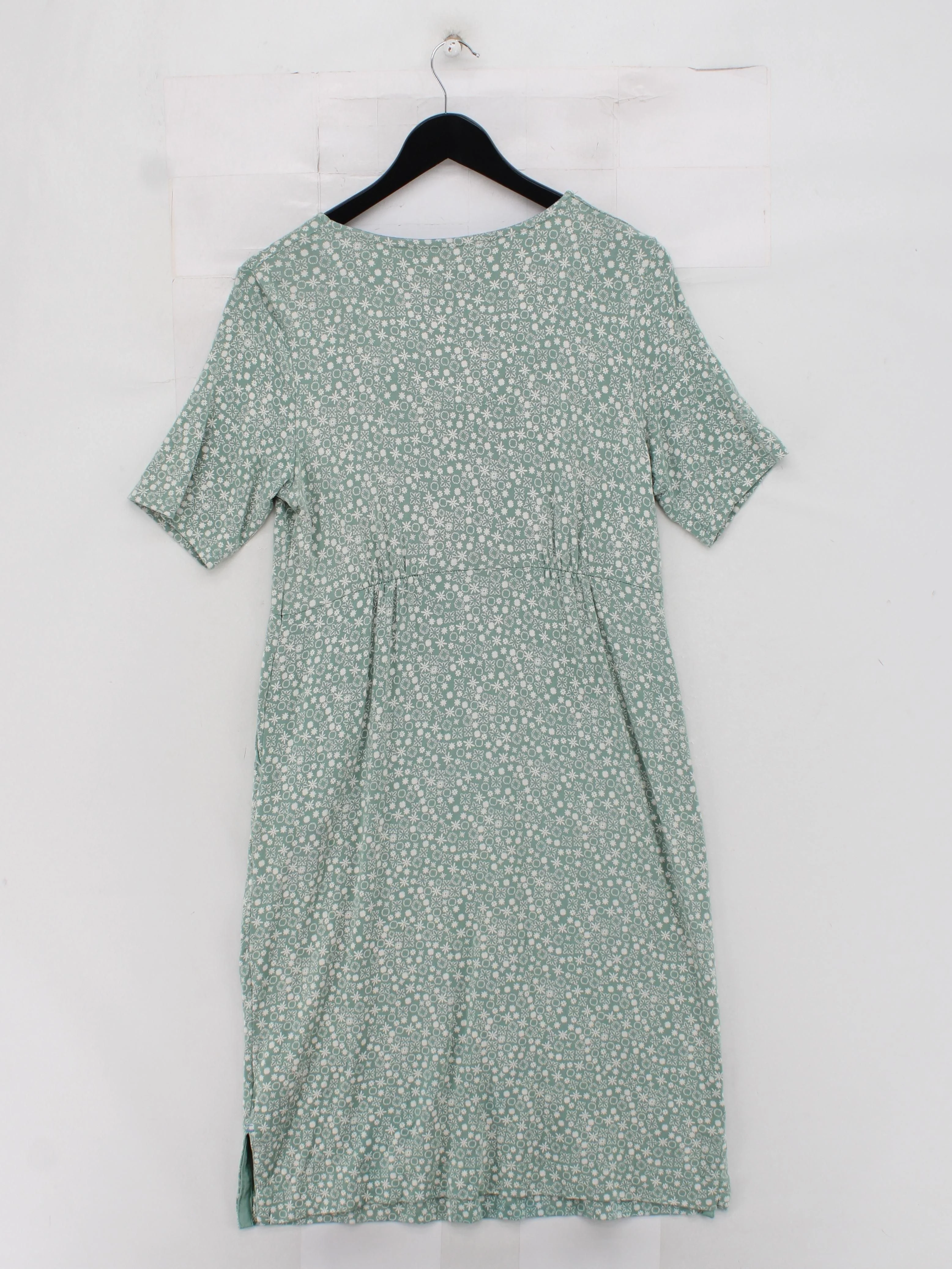 White Stuff T-Shirt Midi Dress UK14 in Green - Image 2