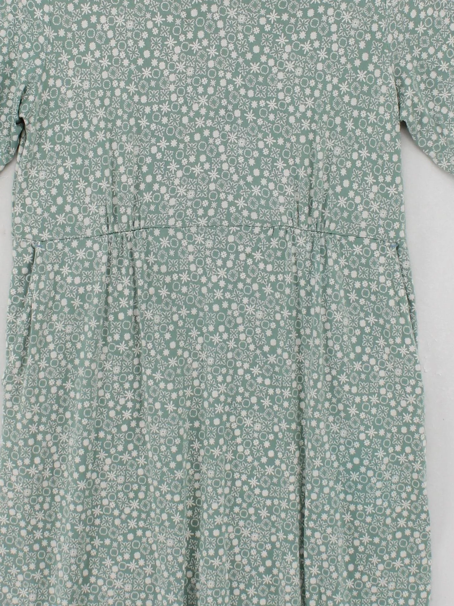 White Stuff T-Shirt Midi Dress UK14 in Green - Image 3