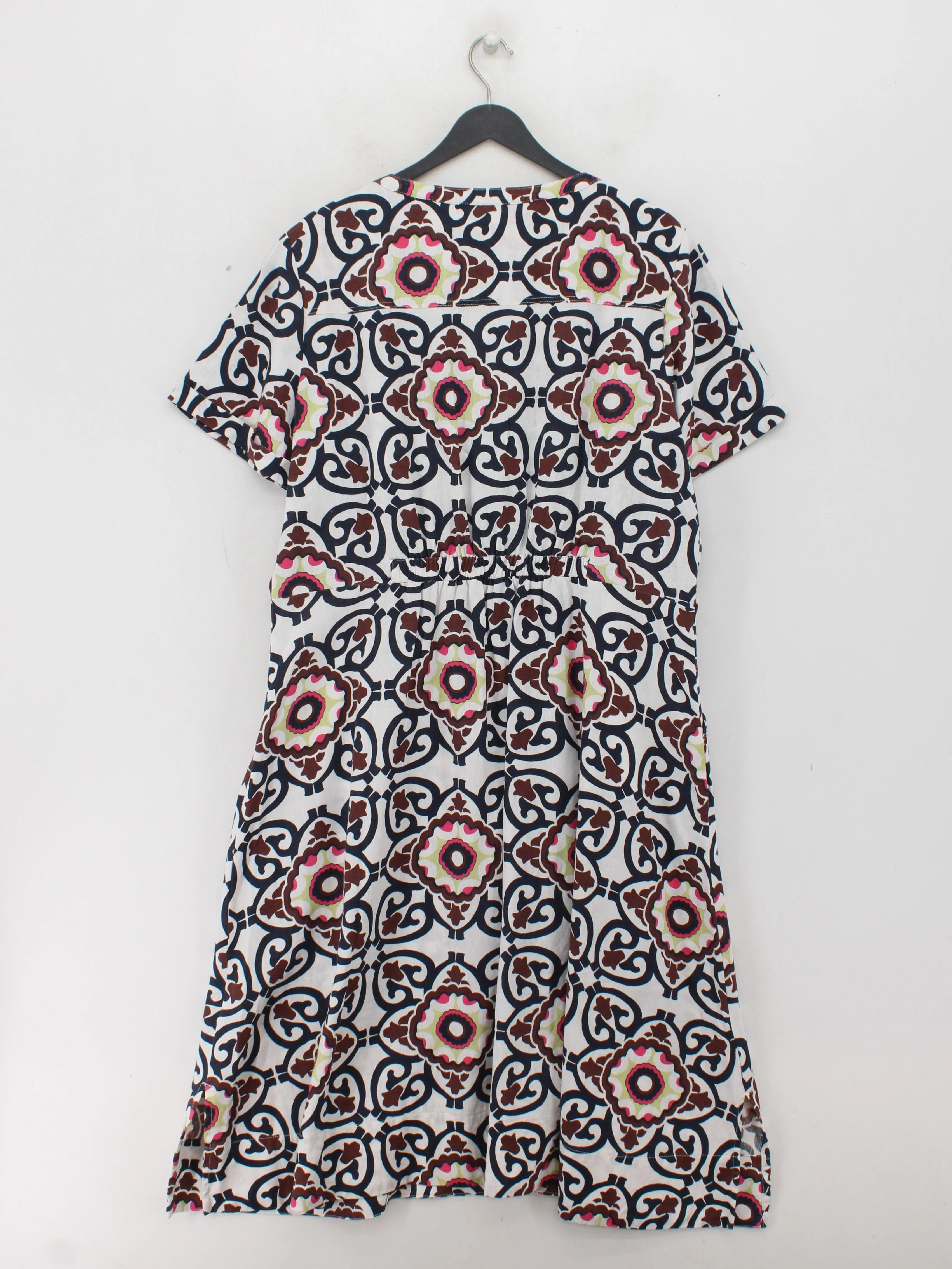 White Stuff T-Shirt Midi Dress UK16 in Multi - Image 2