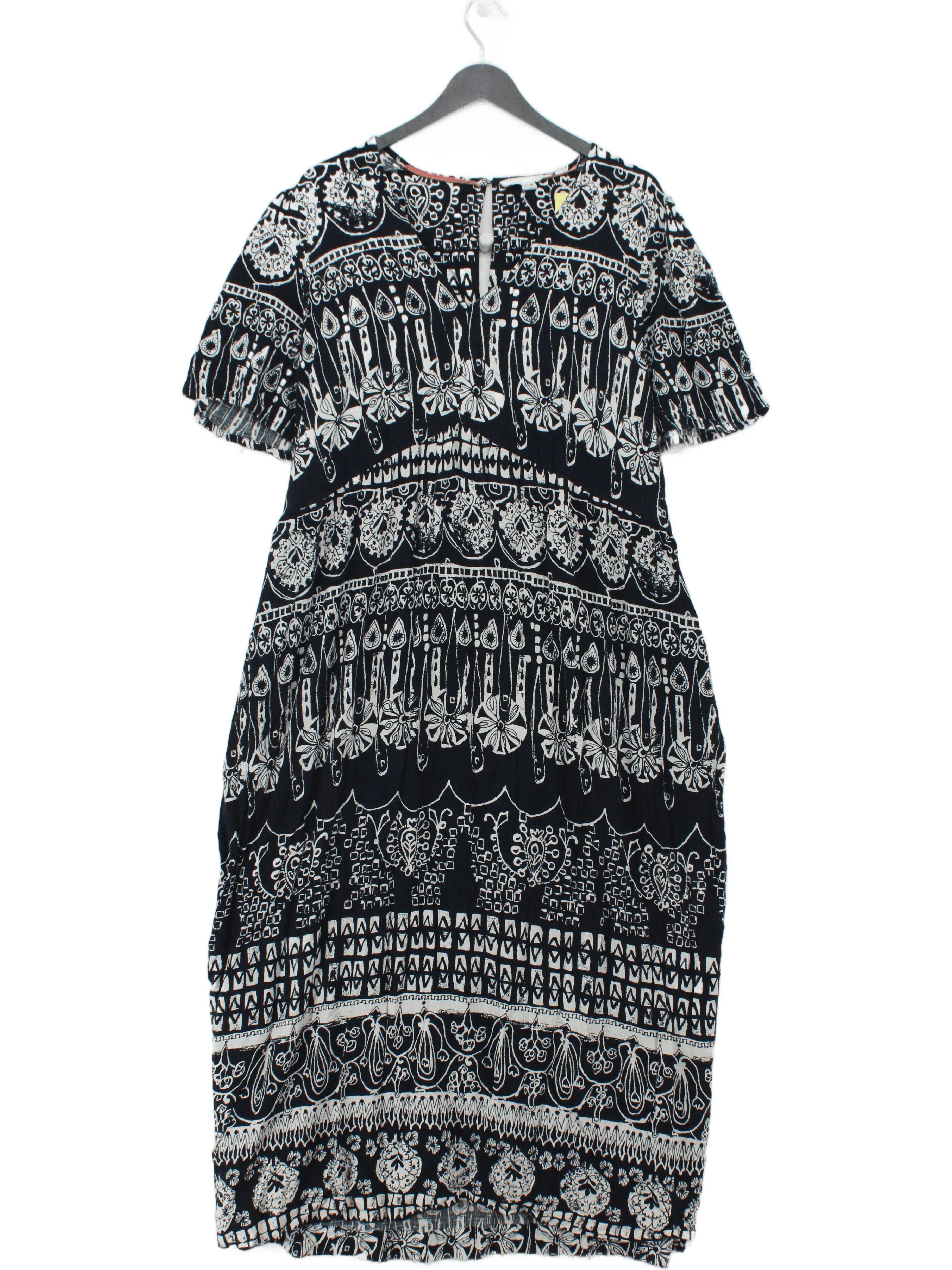 White Stuff T-Shirt Midi Dress UK18 in Multi