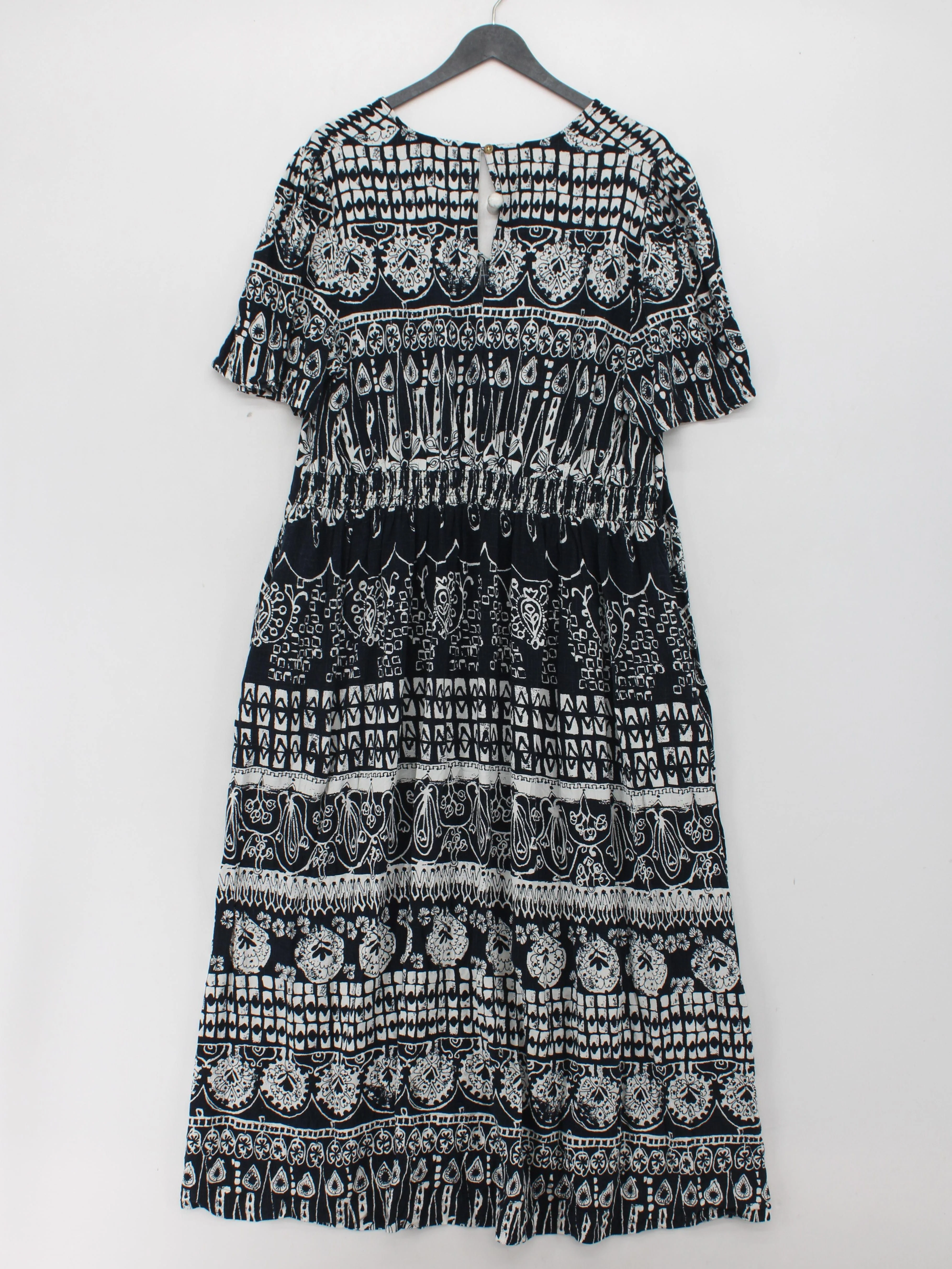 White Stuff T-Shirt Midi Dress UK18 in Multi - Image 2