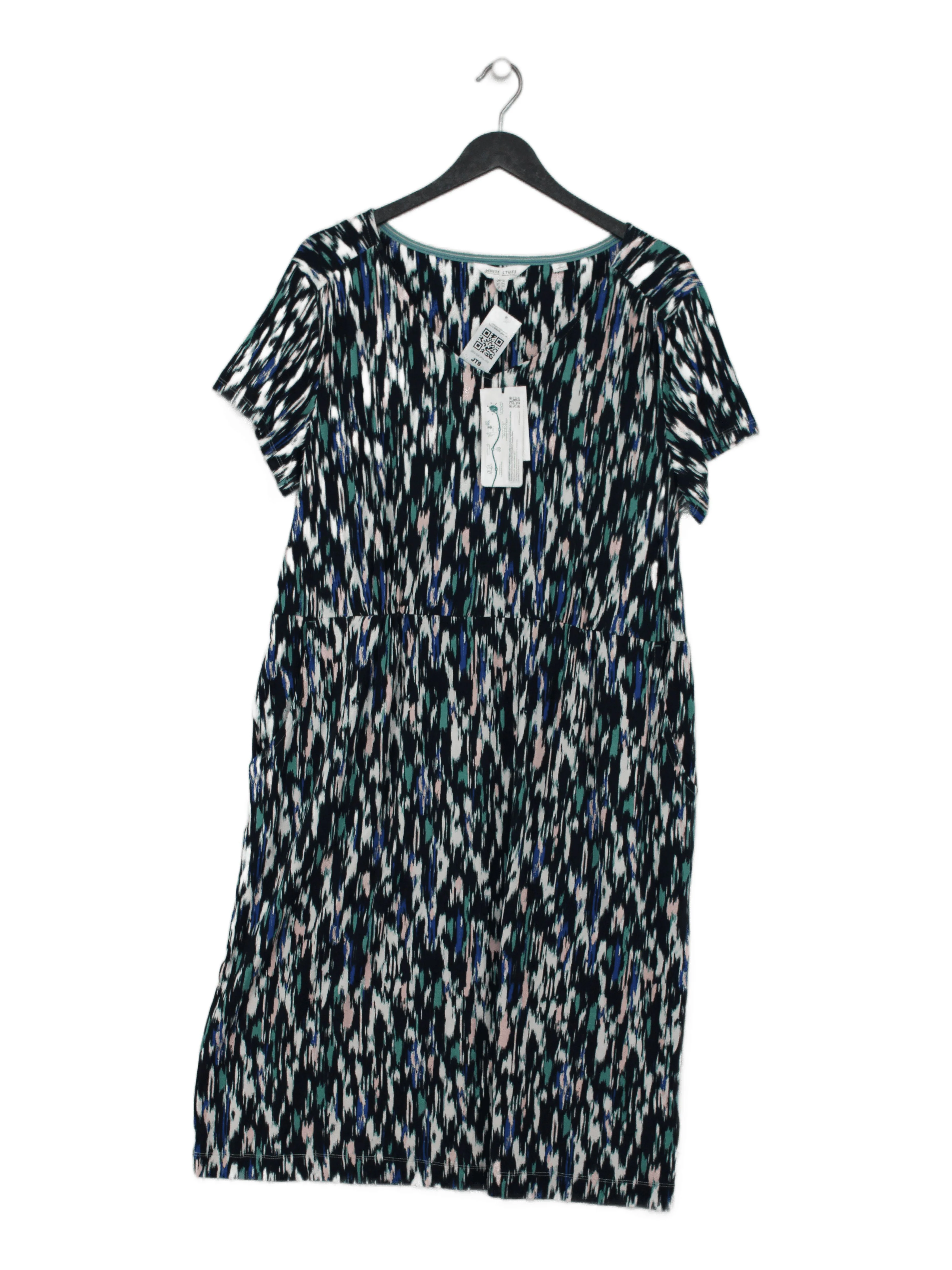 White Stuff T-Shirt Midi Dress UK18 in Multi