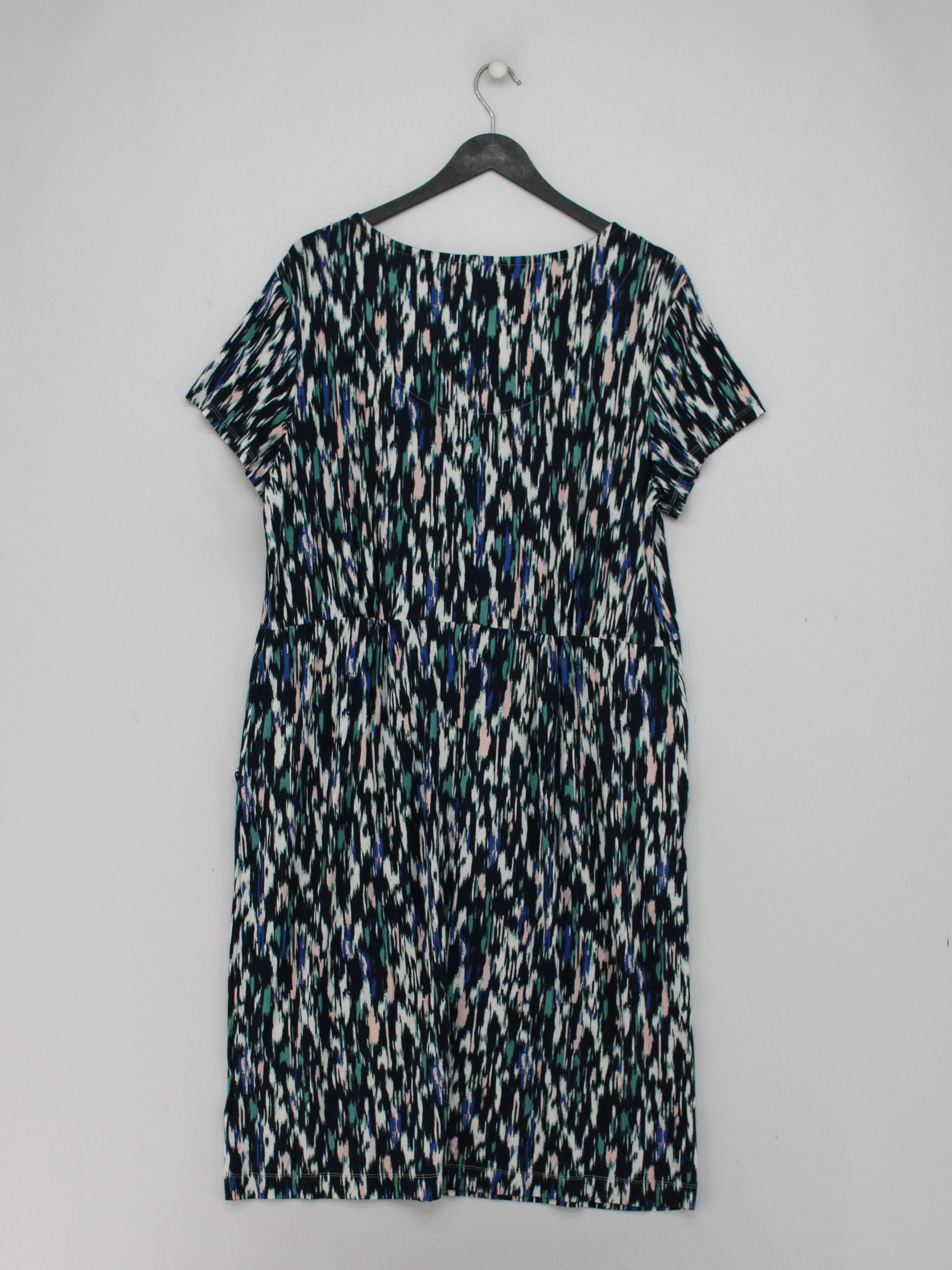 White Stuff T-Shirt Midi Dress UK18 in Multi - Image 2