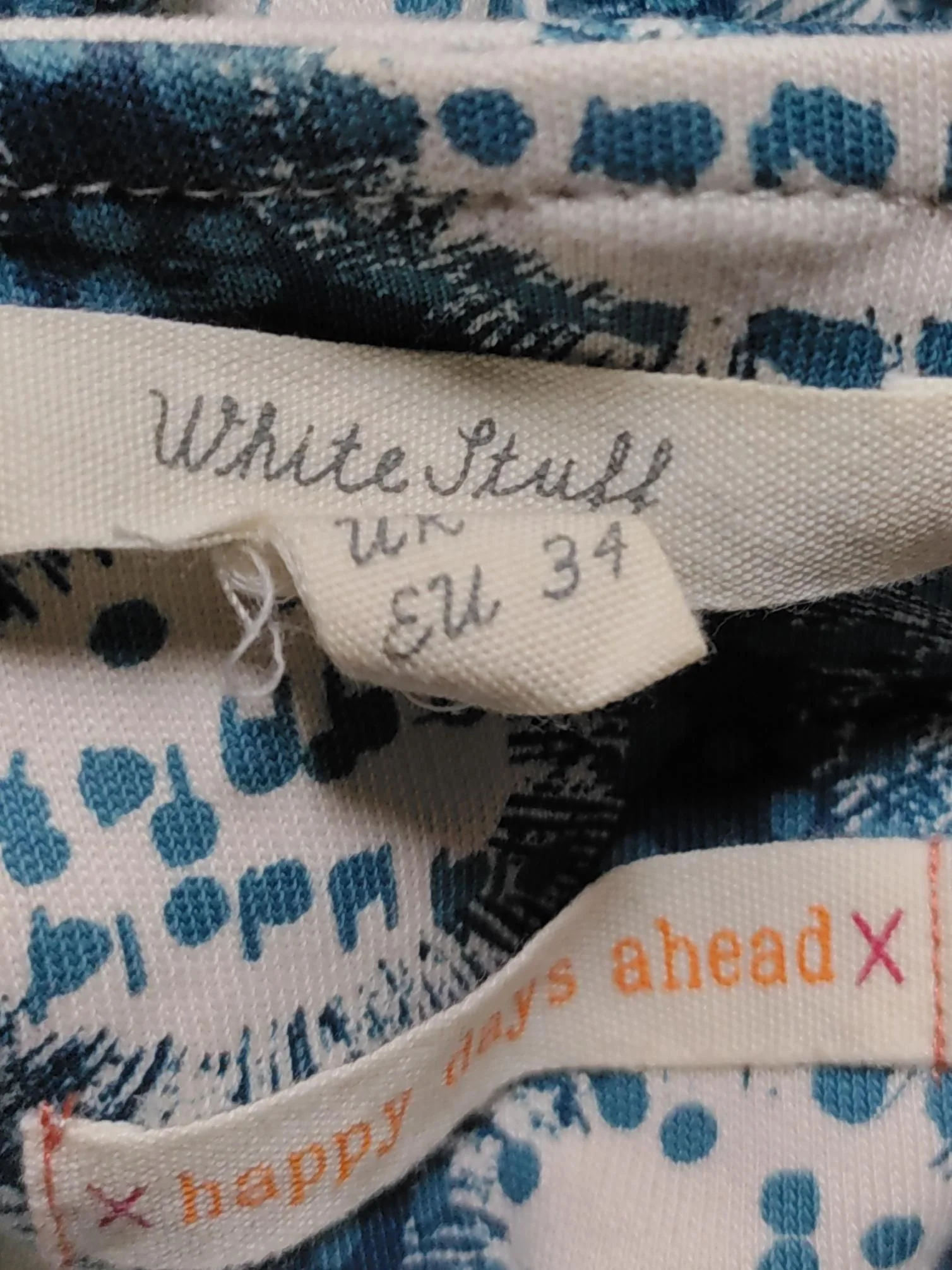White Stuff T-Shirt Mini Dress in Blue - Image 5