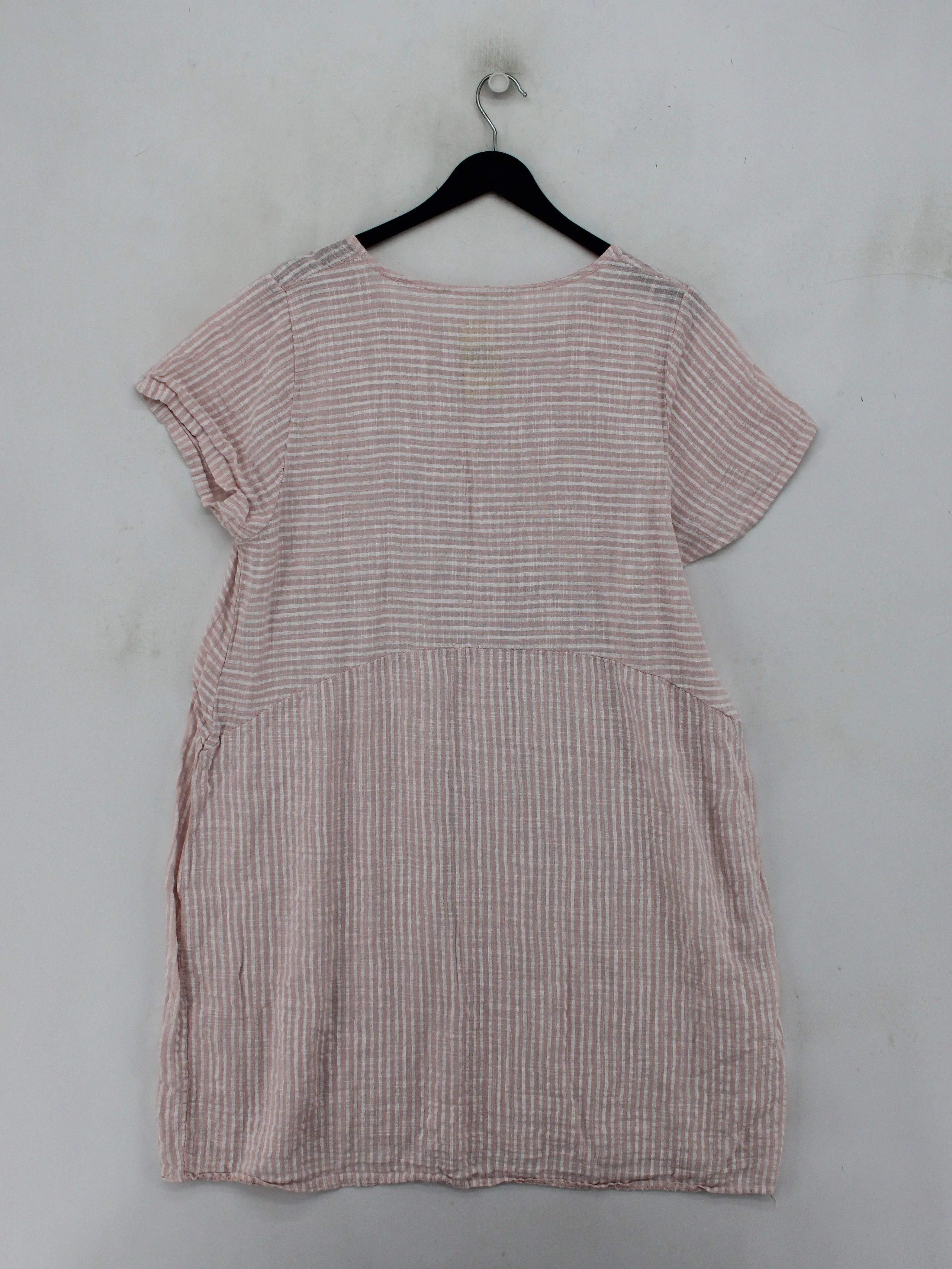 White Stuff T-Shirt Mini Dress UK10 in Pink - Image 2