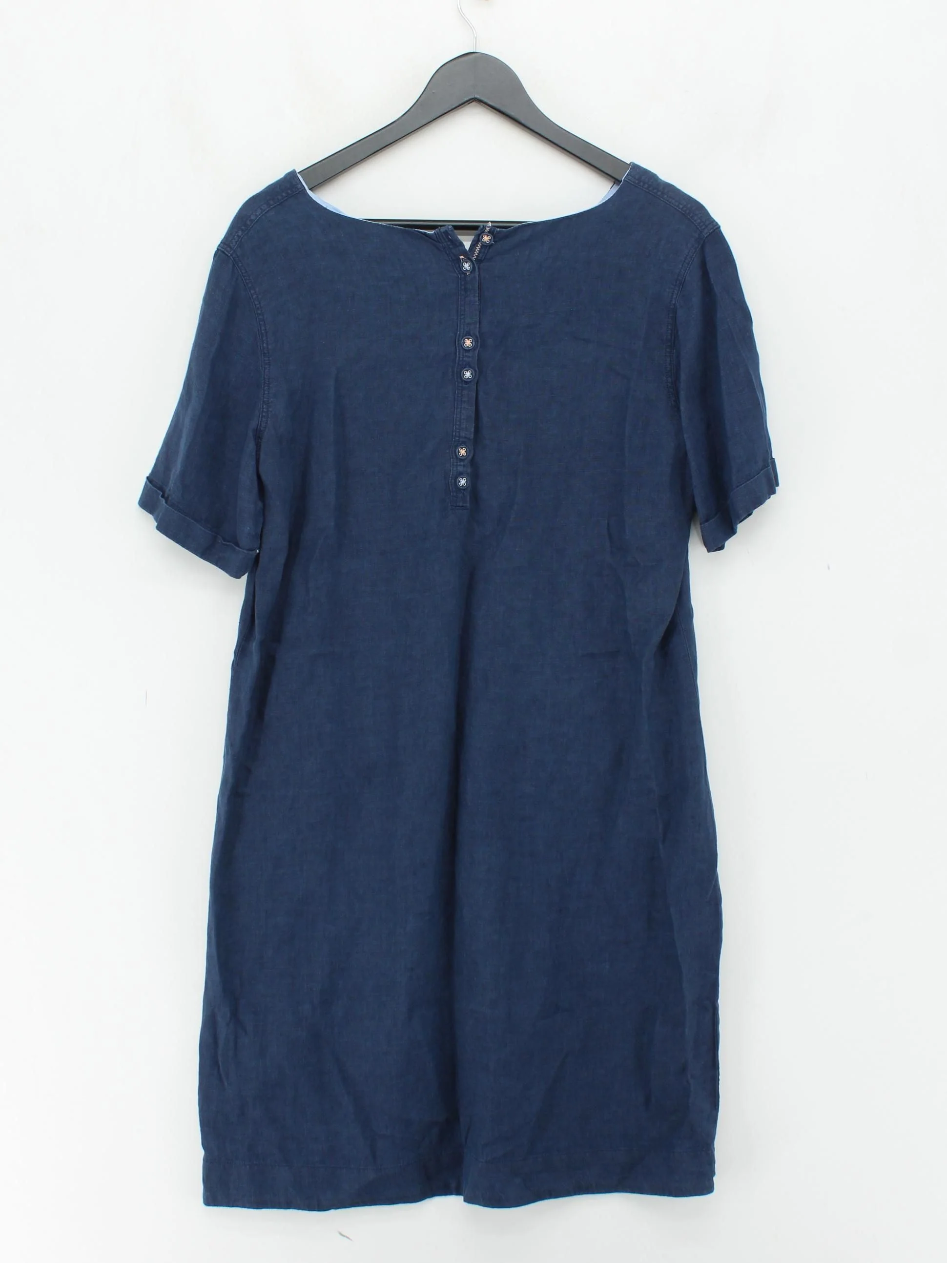 White Stuff T-Shirt Mini Dress UK12 in Blue - Image 2