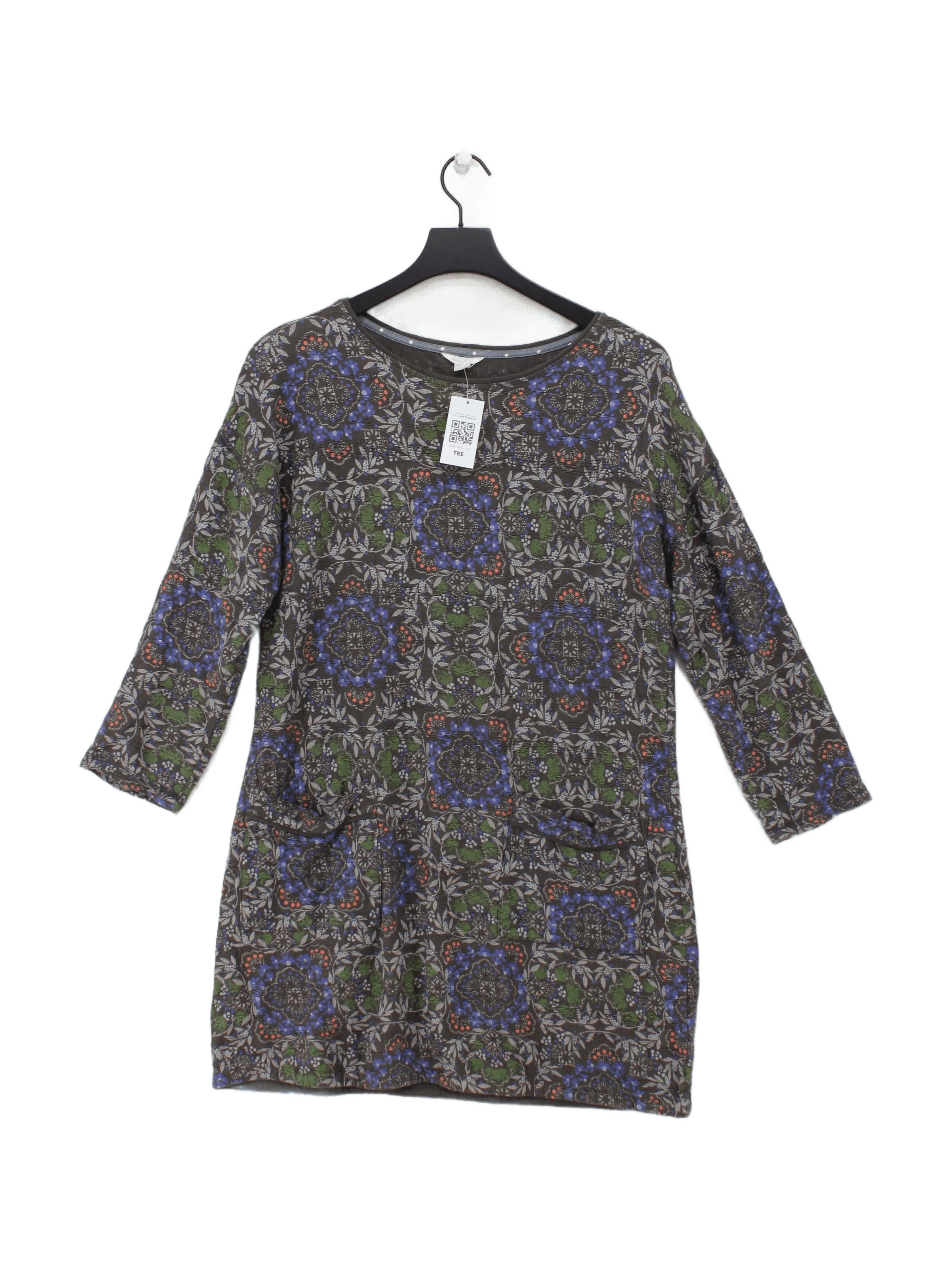 White Stuff T-Shirt Mini Dress UK12 in Grey