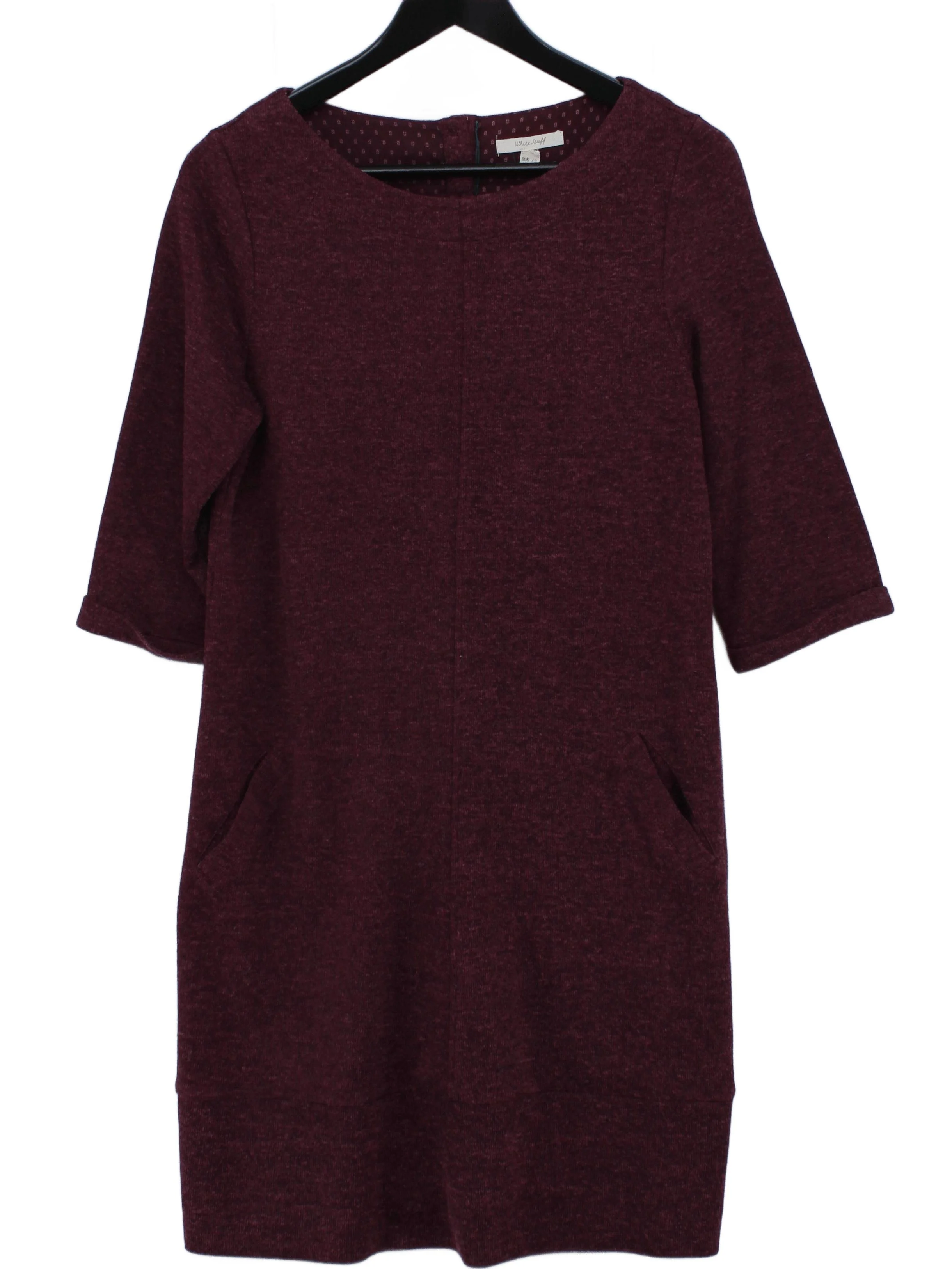 White Stuff T-Shirt Mini Dress UK12 in Red