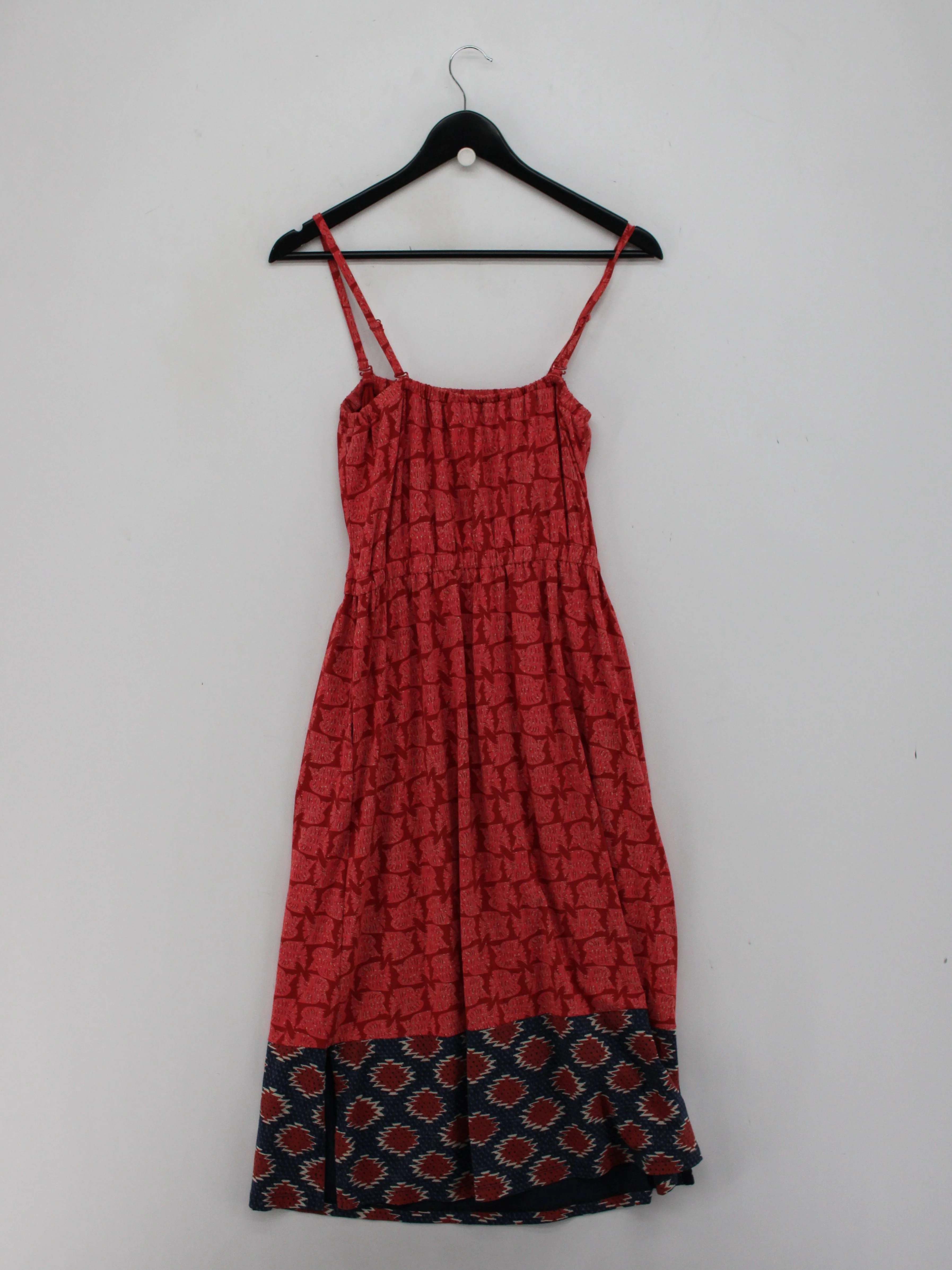 White Stuff Tank Midi Dress S in Red - Image 2