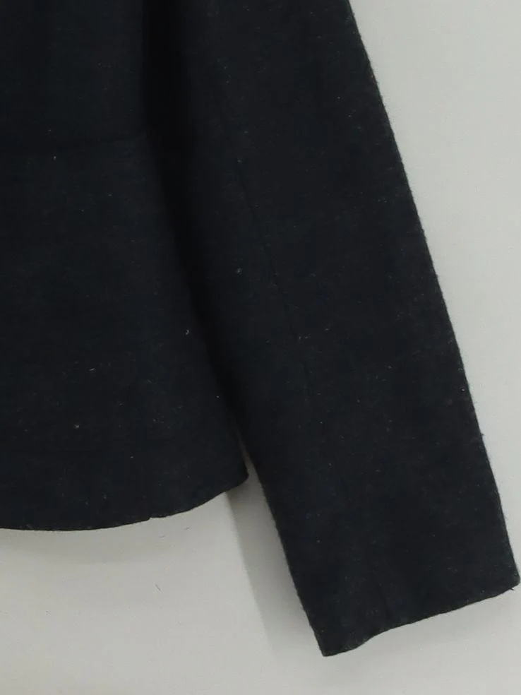 White Stuff Women's Blazer UK 14 Grey Wool with Polyester, Viscose Overcoat - Image 4