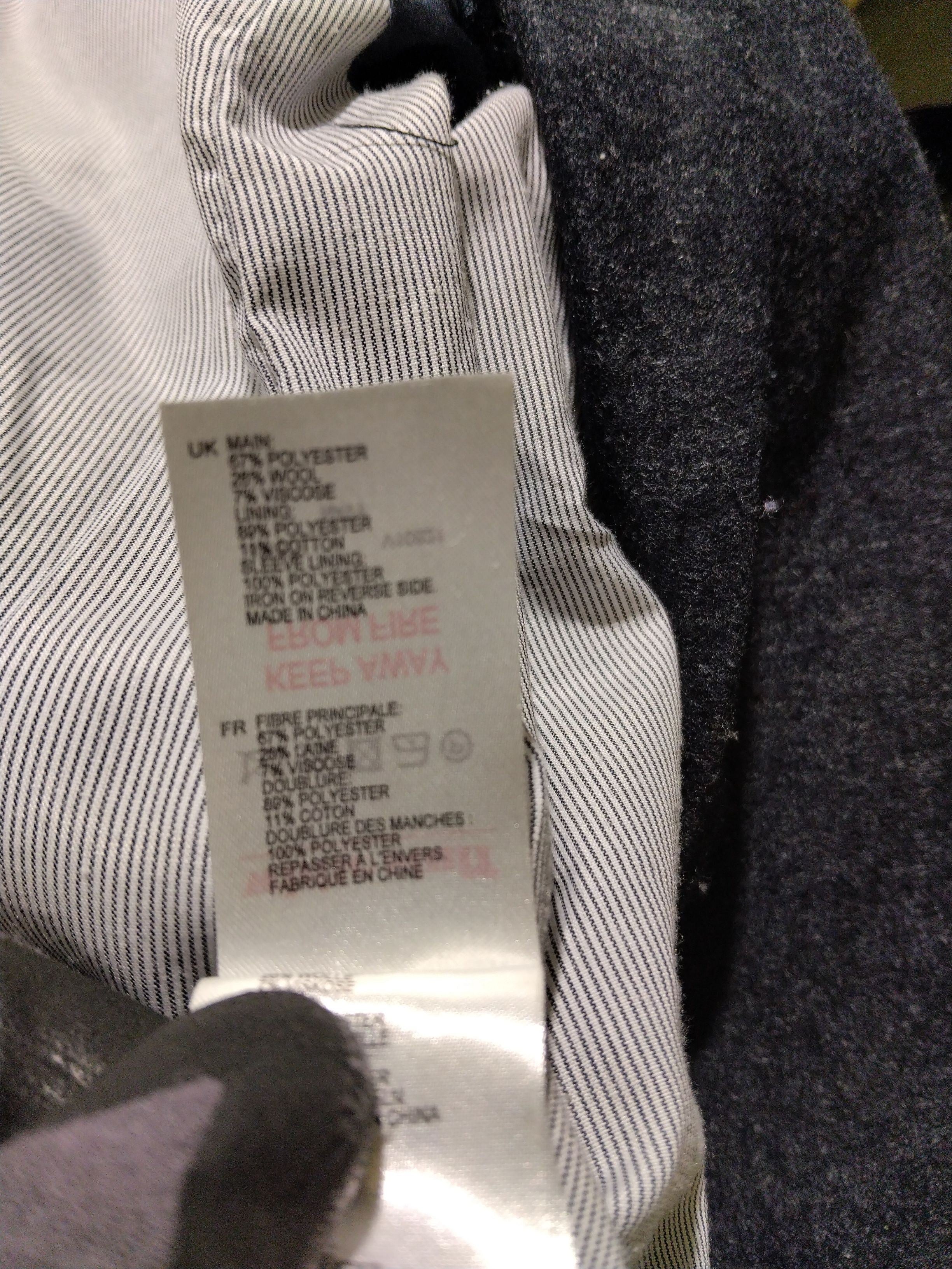 White Stuff Women's Blazer UK 14 Grey Wool with Polyester, Viscose Overcoat - Image 6