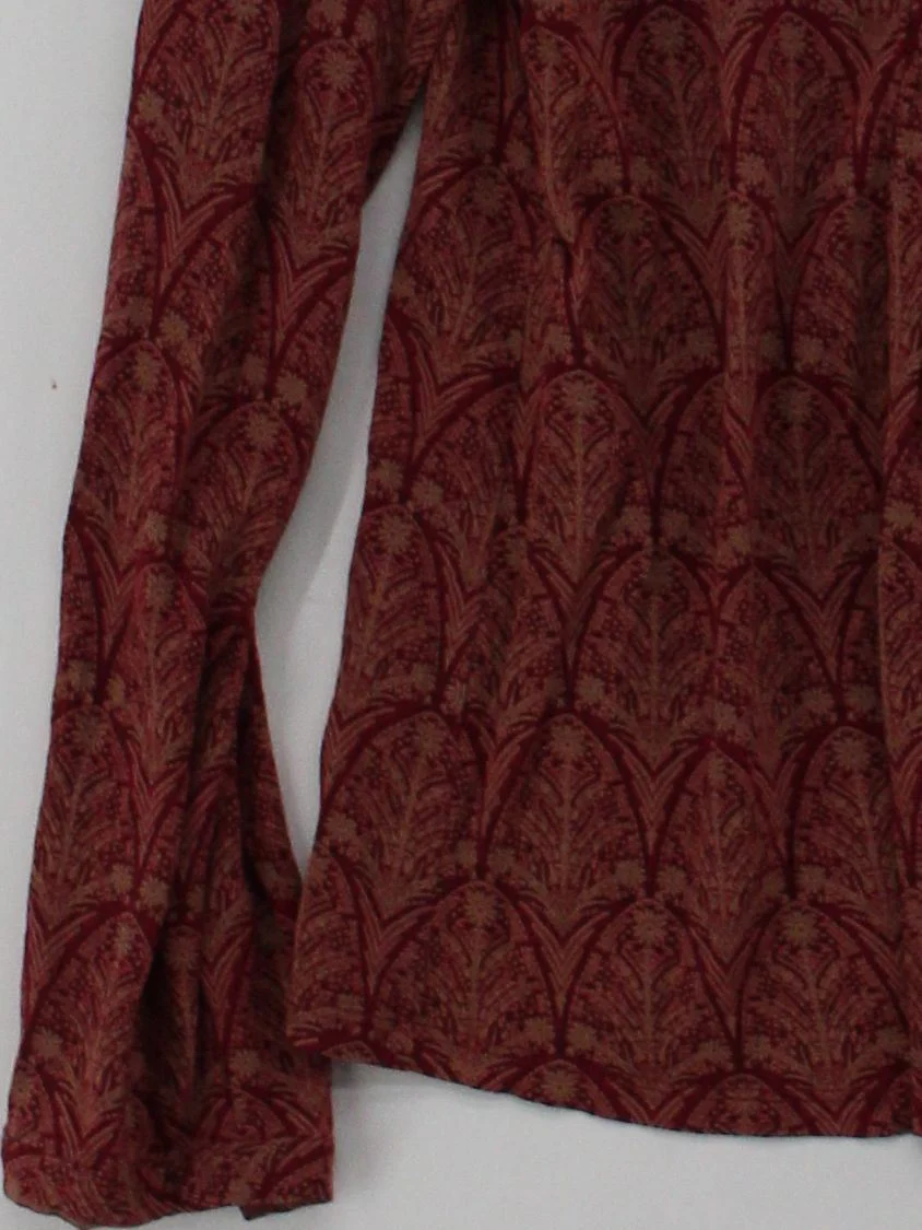 White Stuff Women's Blouse M Red 100% Lyocell Modal Basic - Image 4