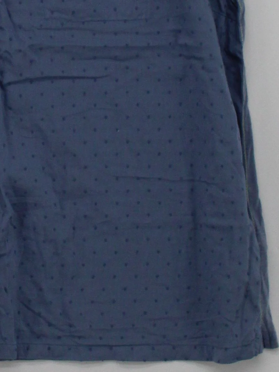 White Stuff Women's Blouse UK 12 Blue 100% Cotton Sleeveless Collared Basic - Image 4