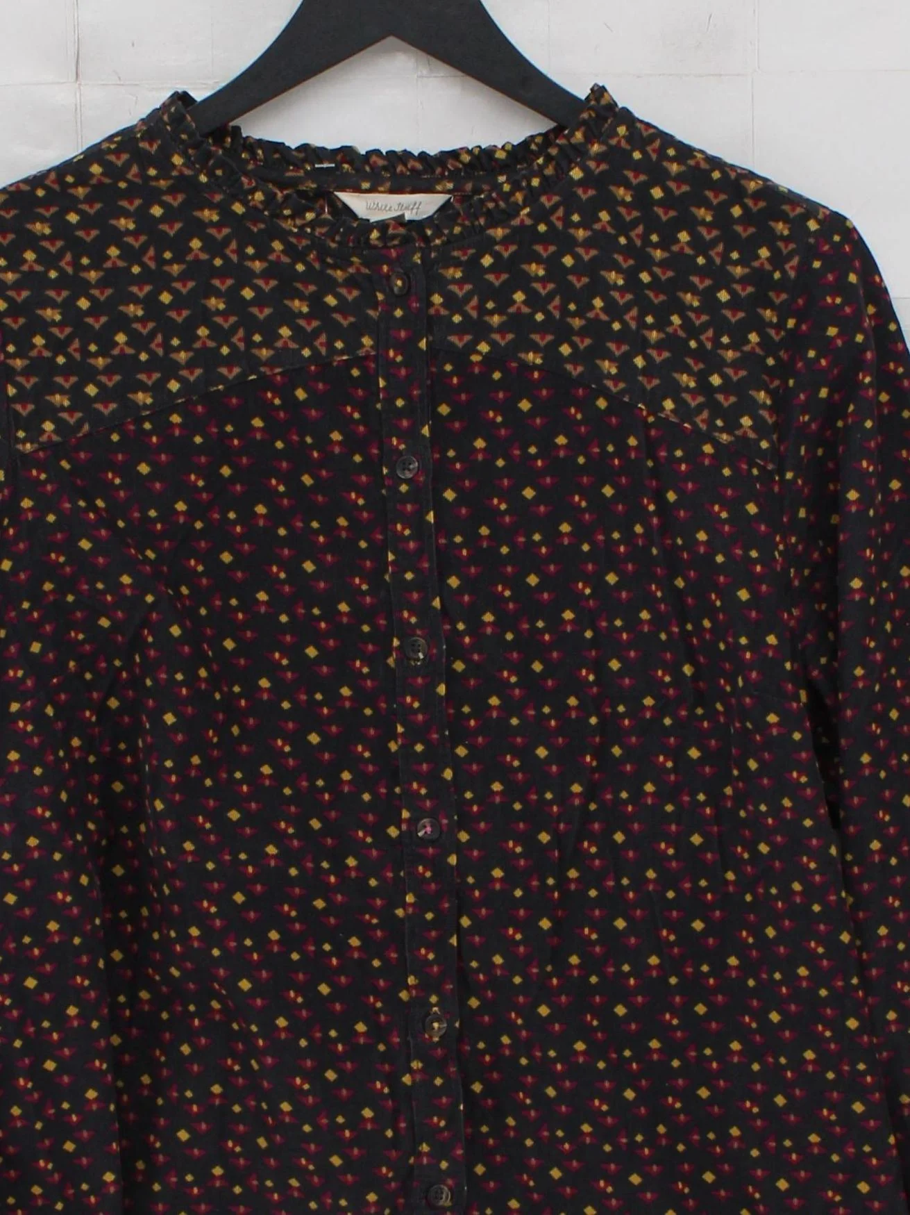 White Stuff Women's Blouse UK 12 Multi 100% Cotton Basic - Image 3