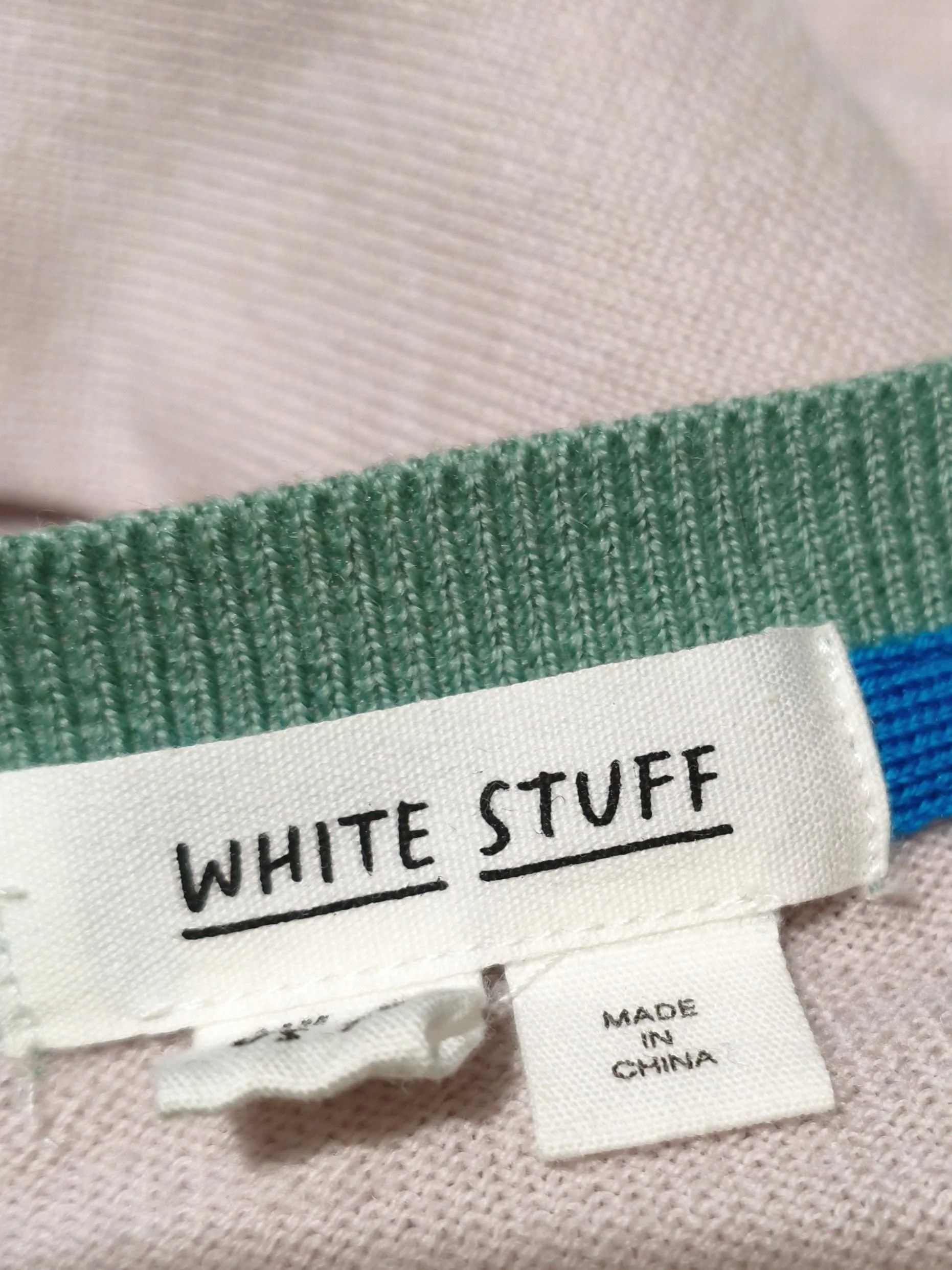 White Stuff Women's Cardigan M Multi 100% Wool V-Neck Cardigan - Image 5