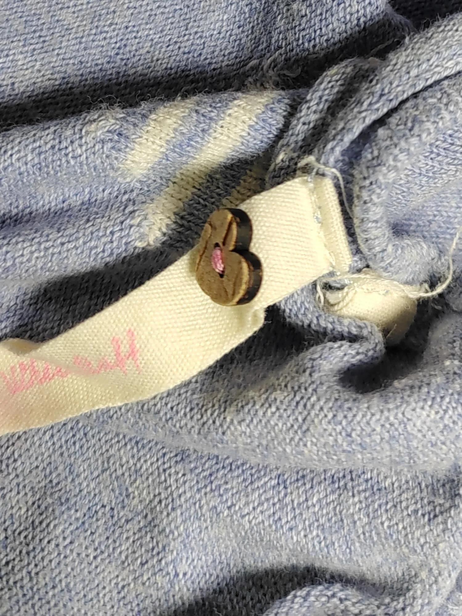 White Stuff Women's Cardigan S Blue 100% Cotton V-Neck Cardigan - Image 5