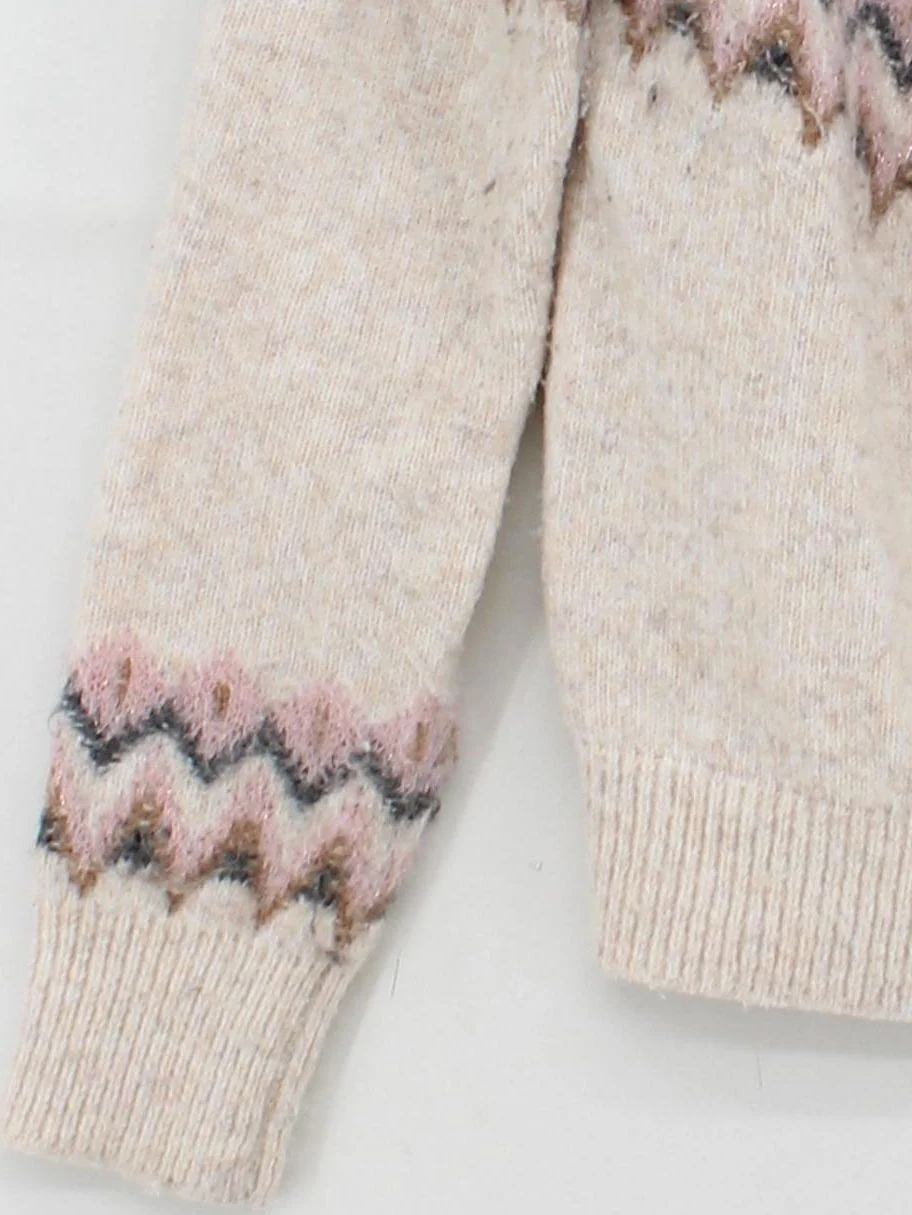 White Stuff Women's Cardigan UK 10 Cream Acrylic - Image 4