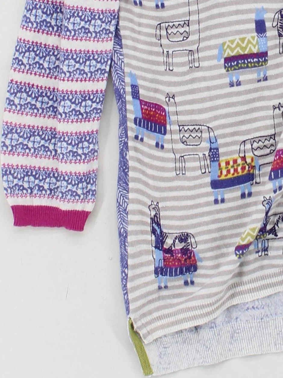 White Stuff Women's Cardigan UK 10 Multi 100% Cotton V-Neck Cardigan - Image 4