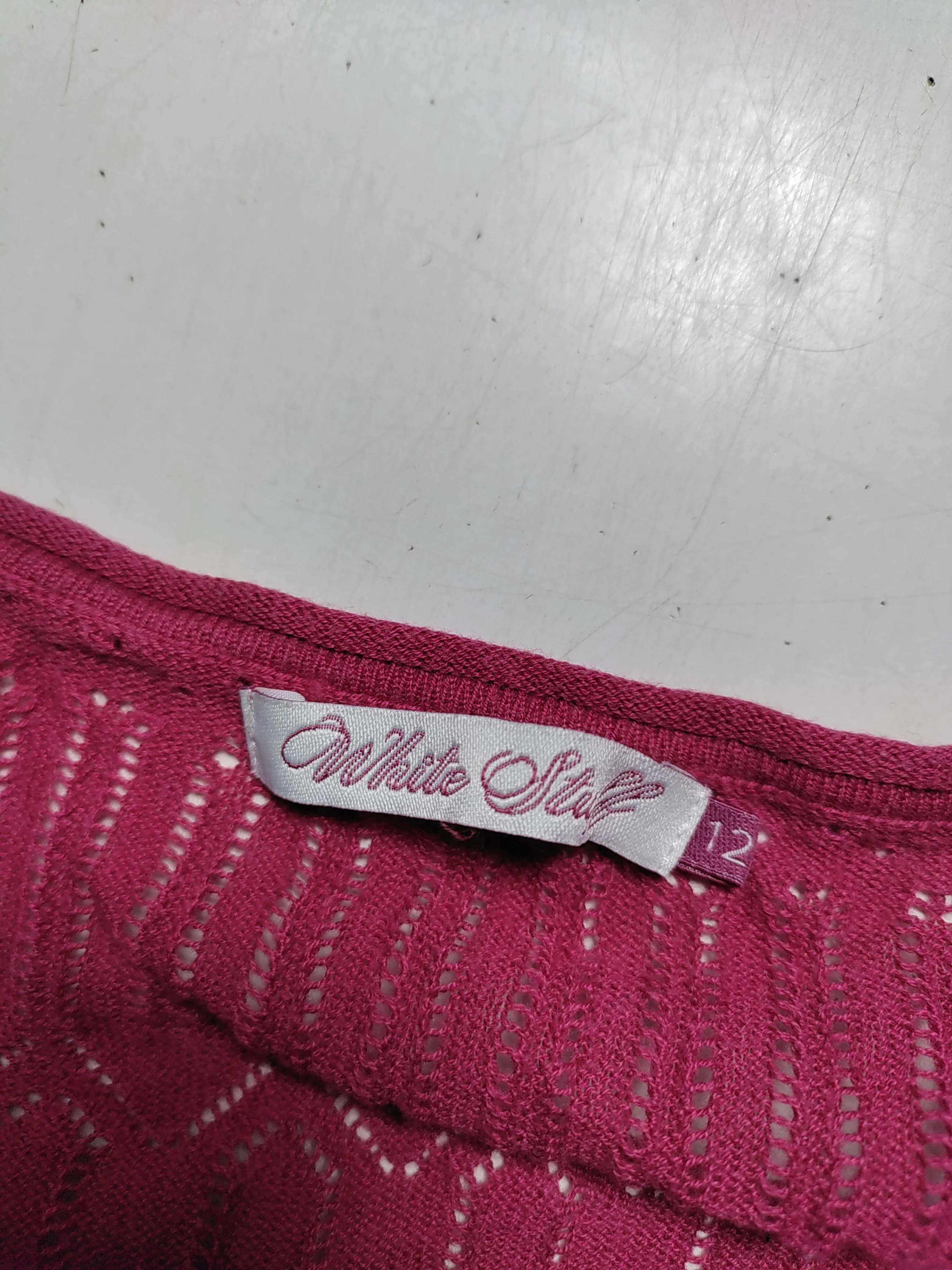 White Stuff Women's Cardigan UK 12 Pink Cotton with Lyocell Modal Cardigan - Image 5