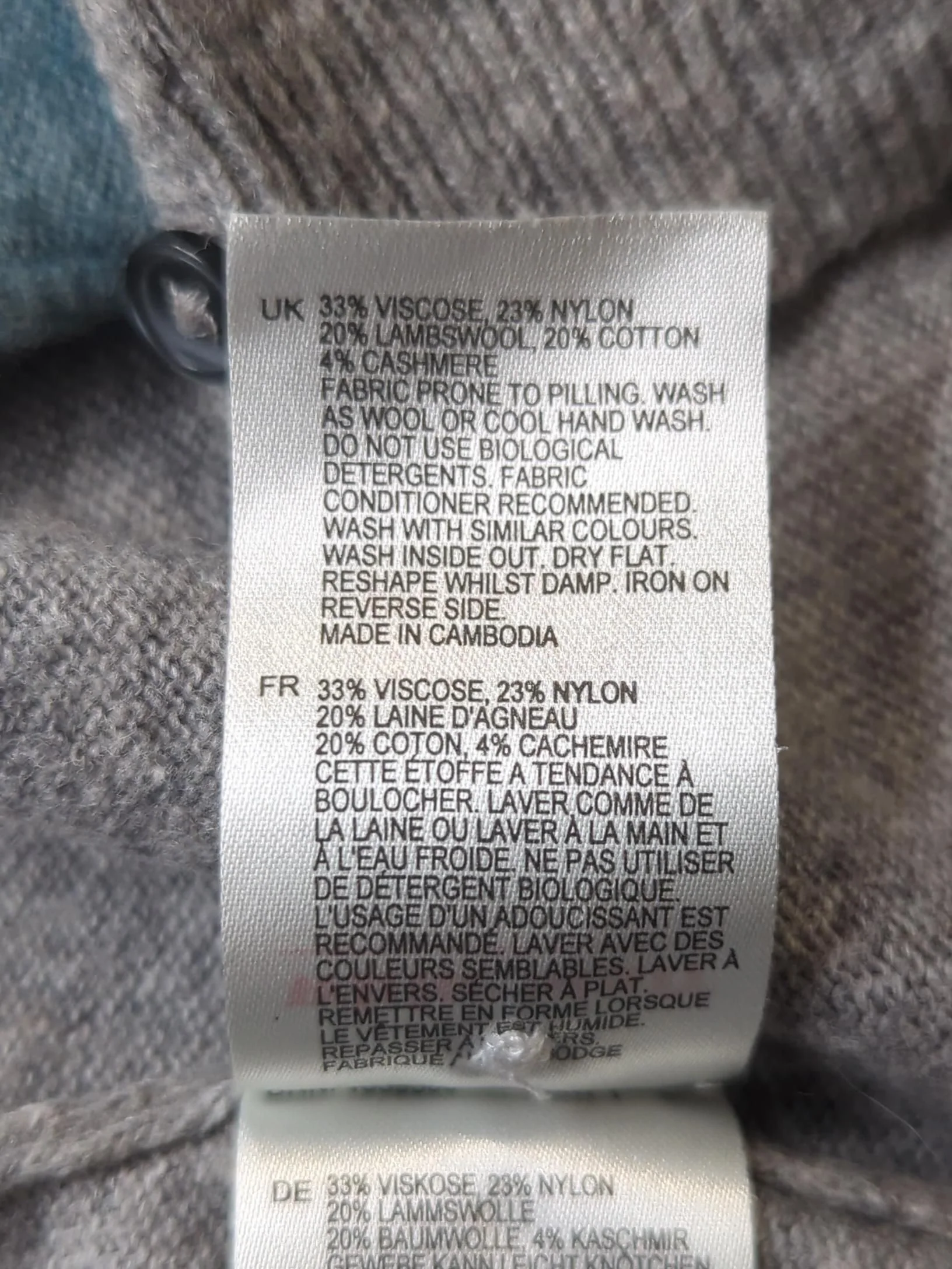 White Stuff Women's Cardigan UK 16 Multi Wool - Image 6