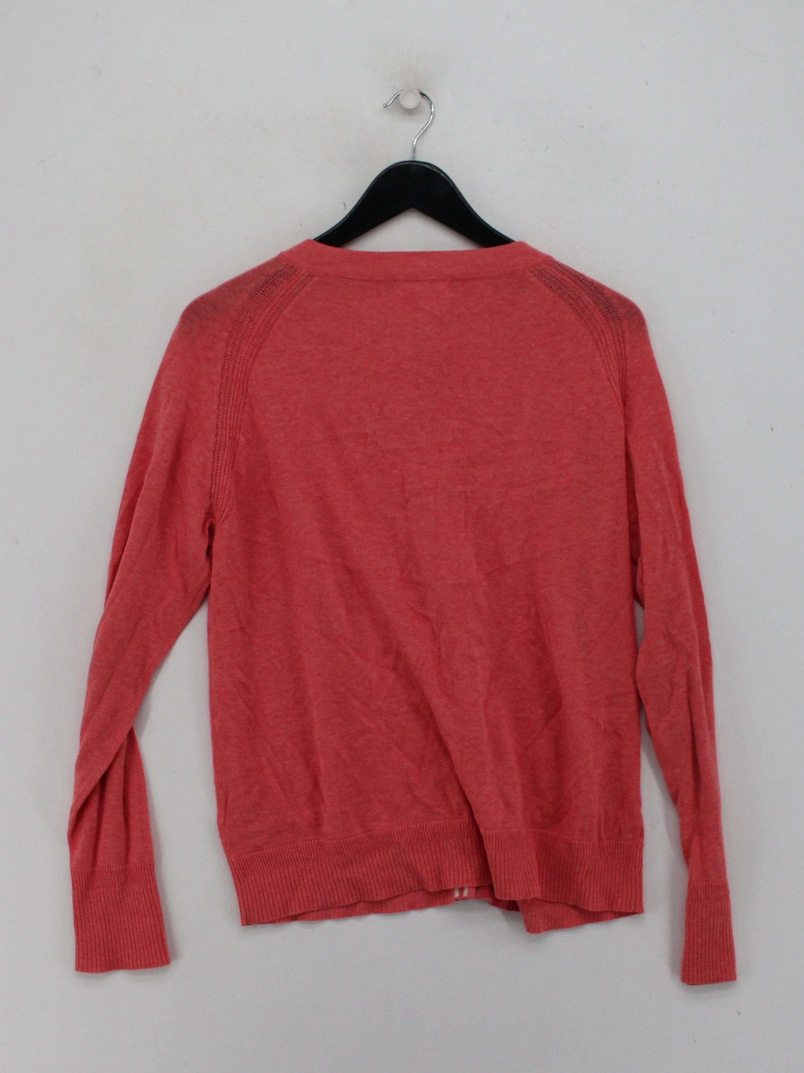White Stuff Women's Cardigan UK 16 Pink 100% Cotton Round Neck Cardigan - Image 2
